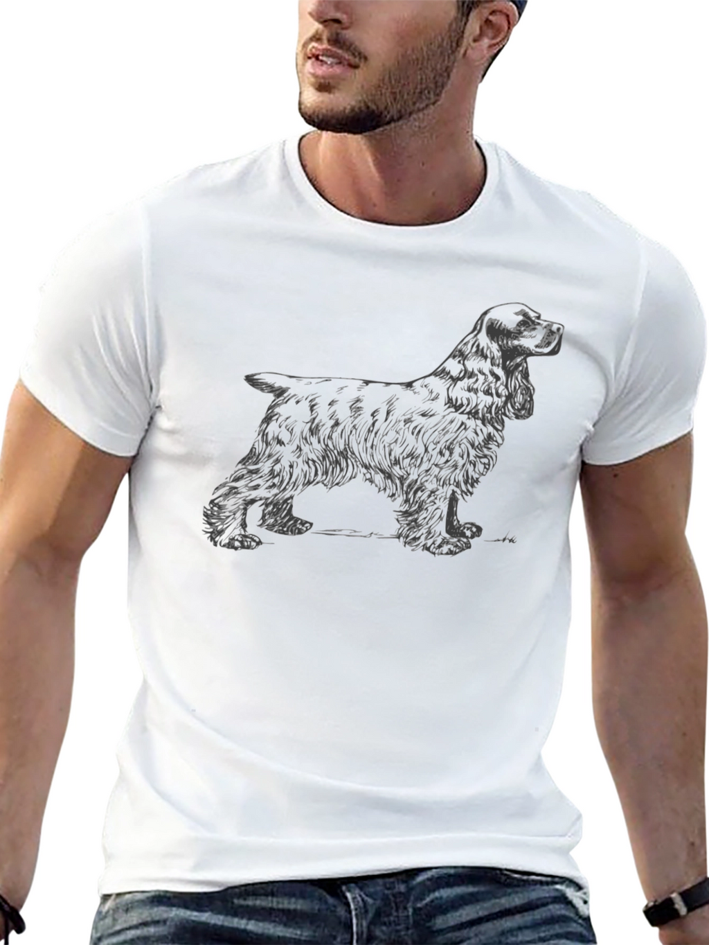 Cocker Spaniel T-Shirt - Black Dog Tee