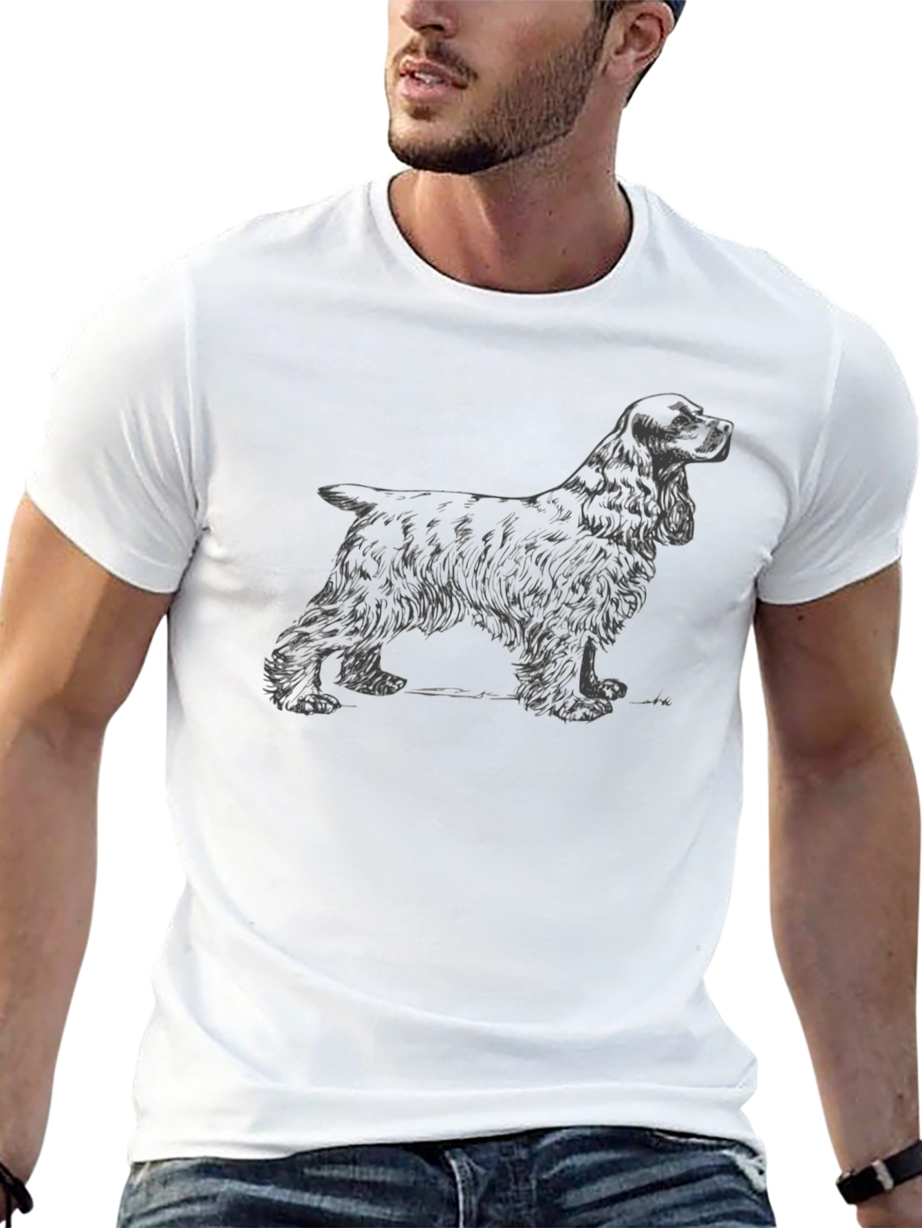 Cocker Spaniel T-Shirt - Black Dog Tee