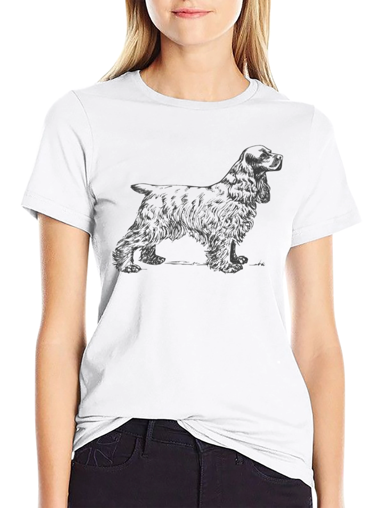 Cocker Spaniel T-Shirt - Black Dog Tee