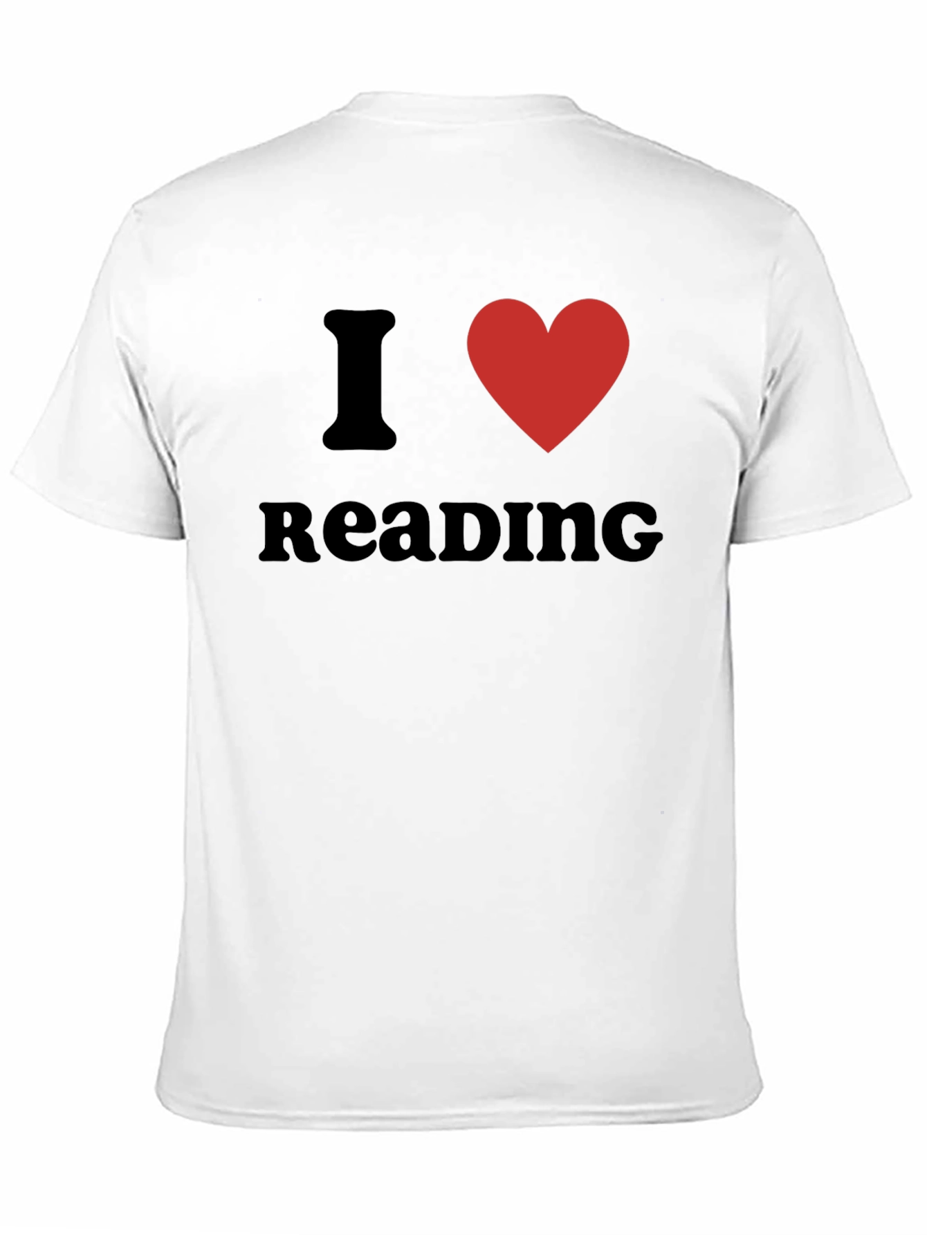 I Heart Reading Graphic Tee - Black Cotton T-Shirt