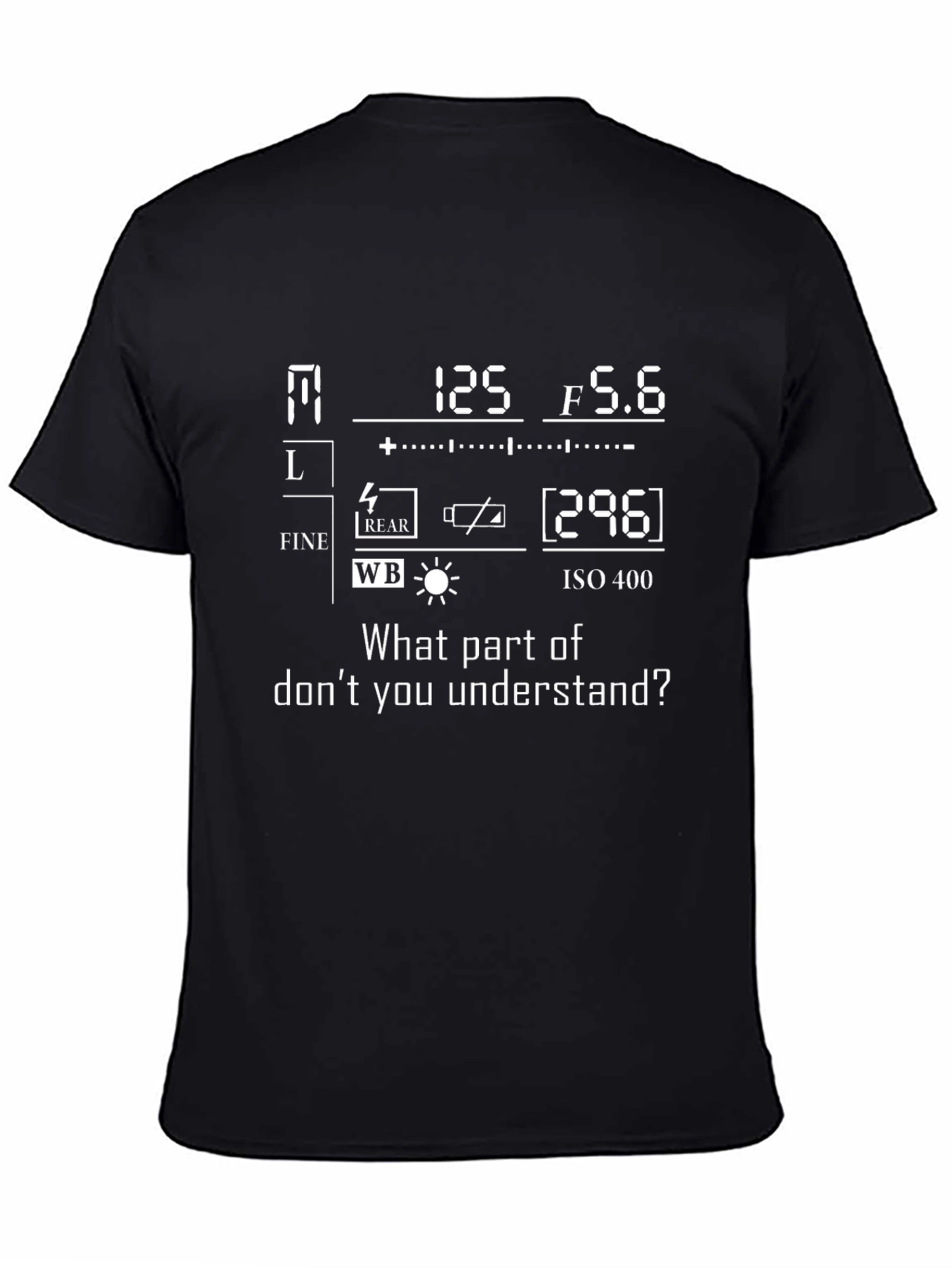 Camera Settings T-Shirt: Photo Mode Explained