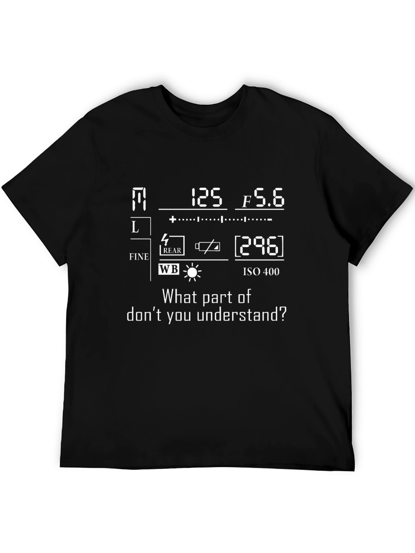 Camera Settings T-Shirt: Photo Mode Explained