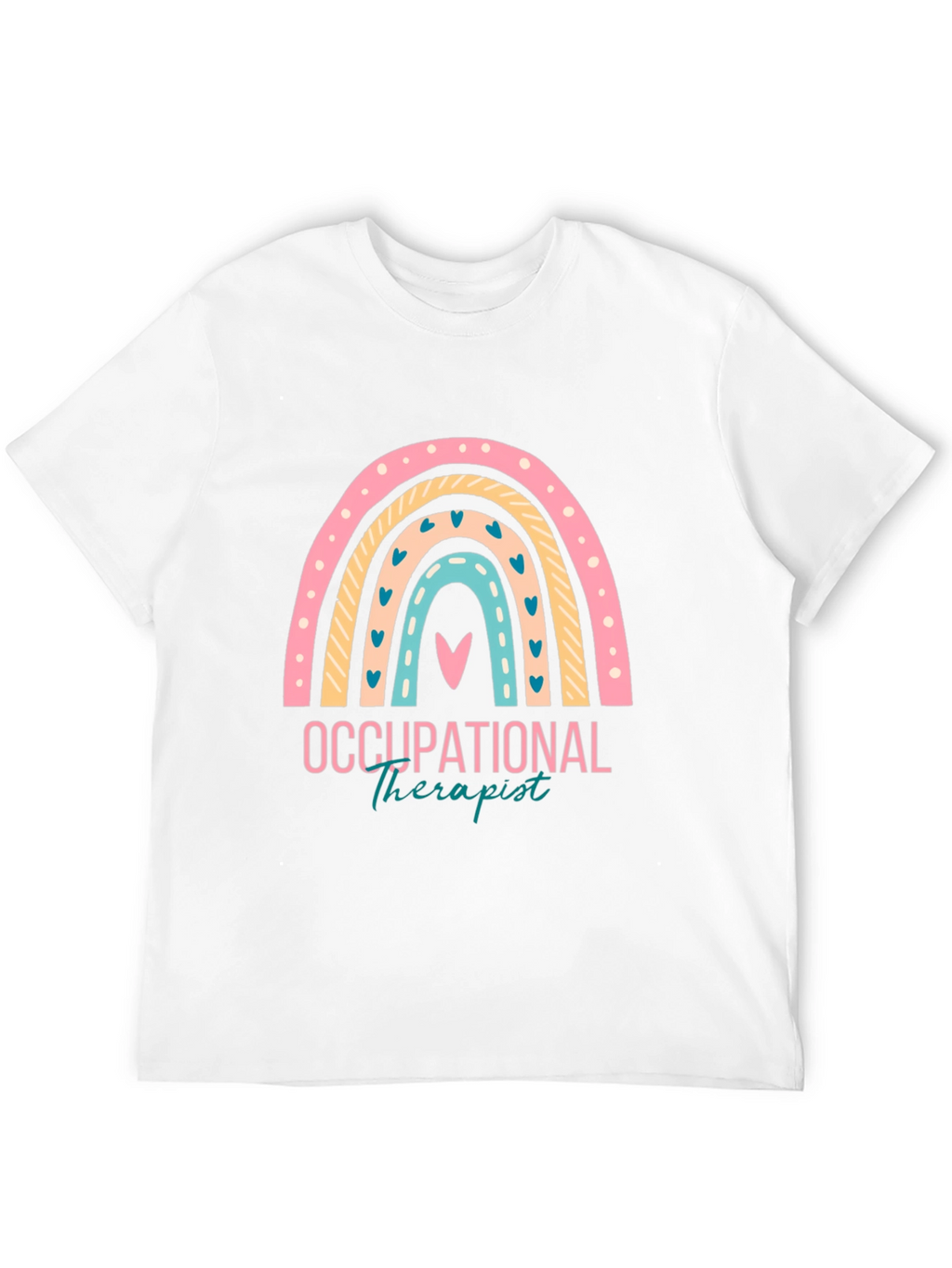 Occupational Therapist Rainbow Graphic T-Shirt