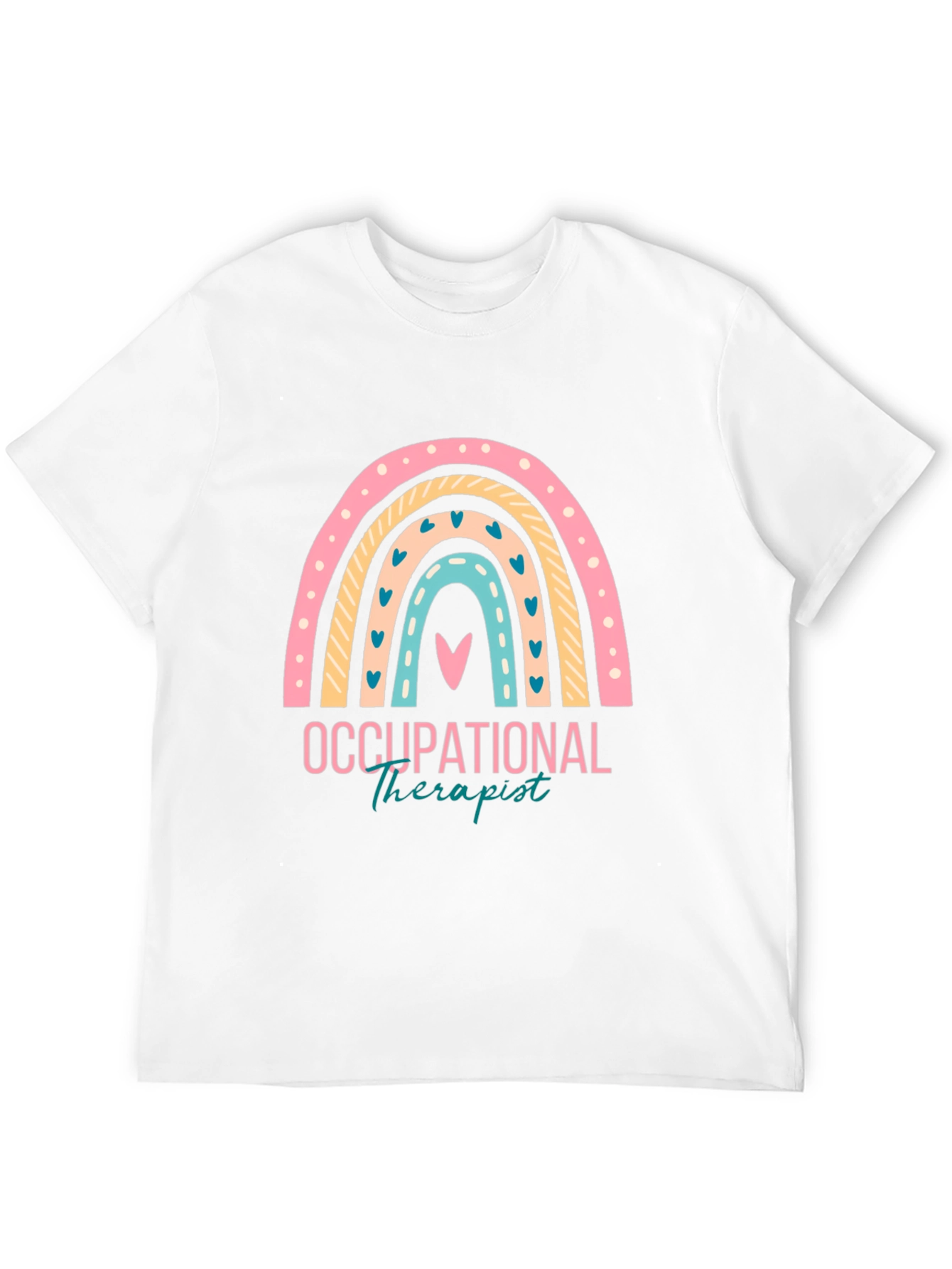 Occupational Therapist Rainbow Graphic T-Shirt
