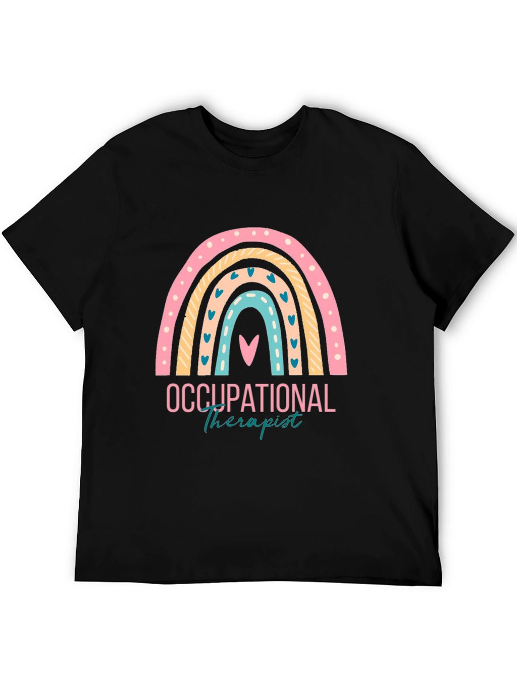 Occupational Therapist Rainbow Graphic T-Shirt