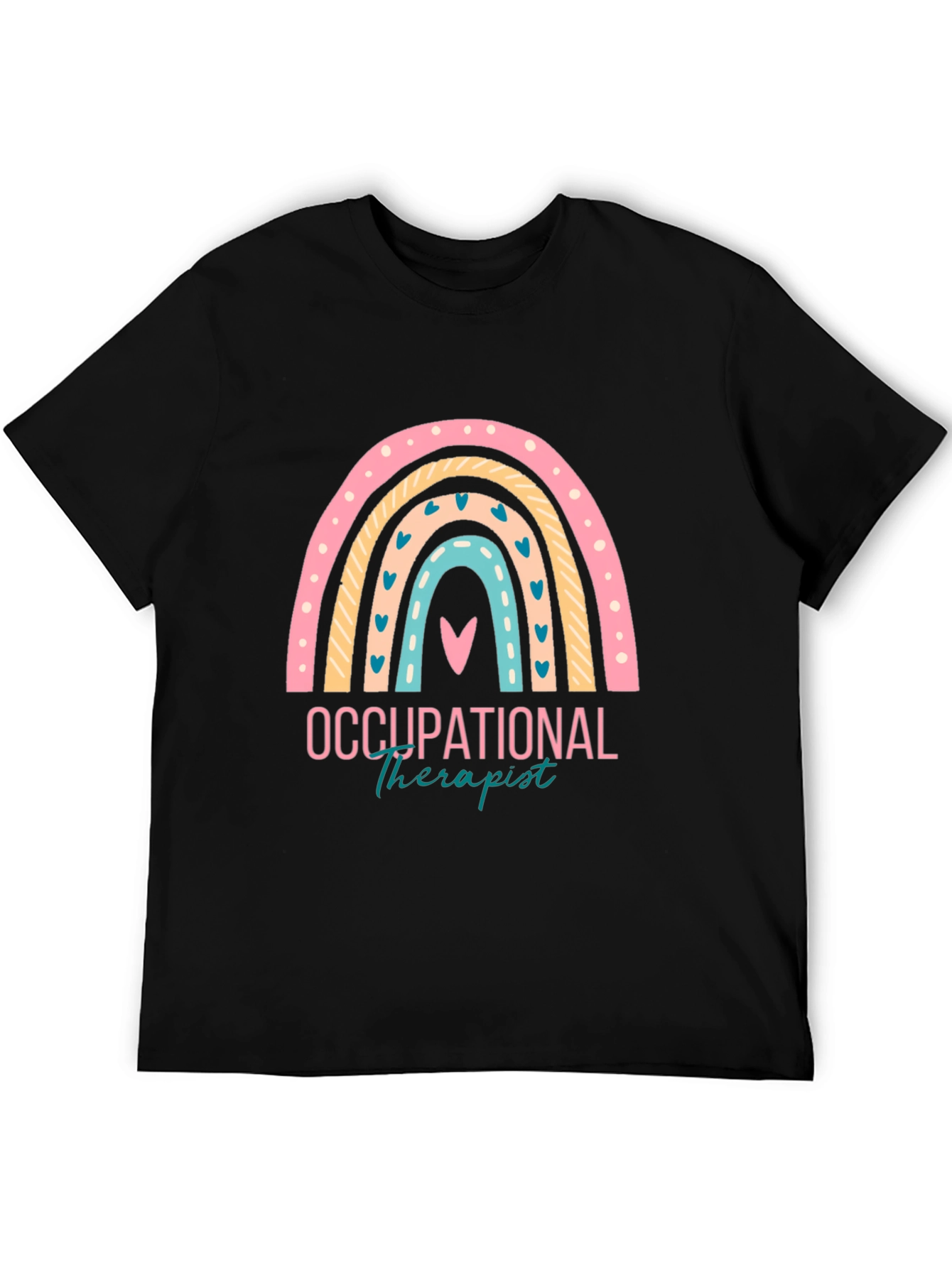 Occupational Therapist Rainbow Graphic T-Shirt