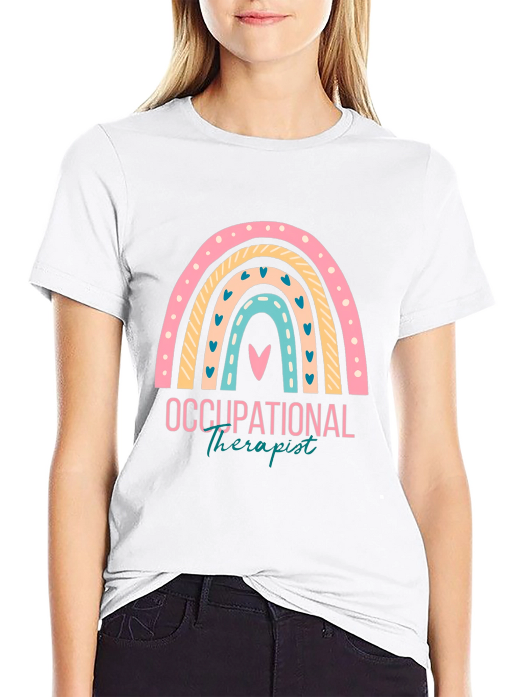 Occupational Therapist Rainbow Graphic T-Shirt