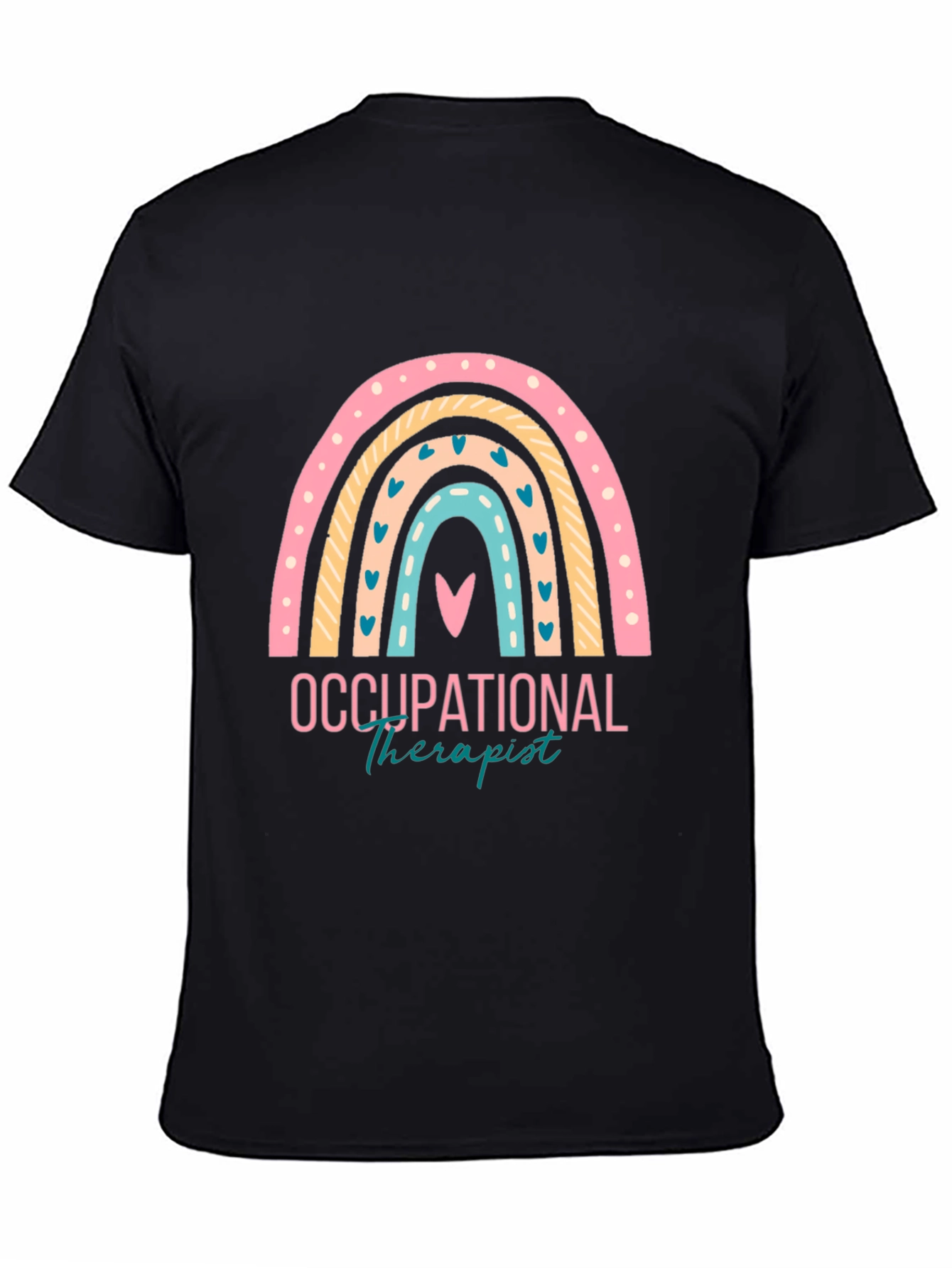 Occupational Therapist Rainbow Graphic T-Shirt