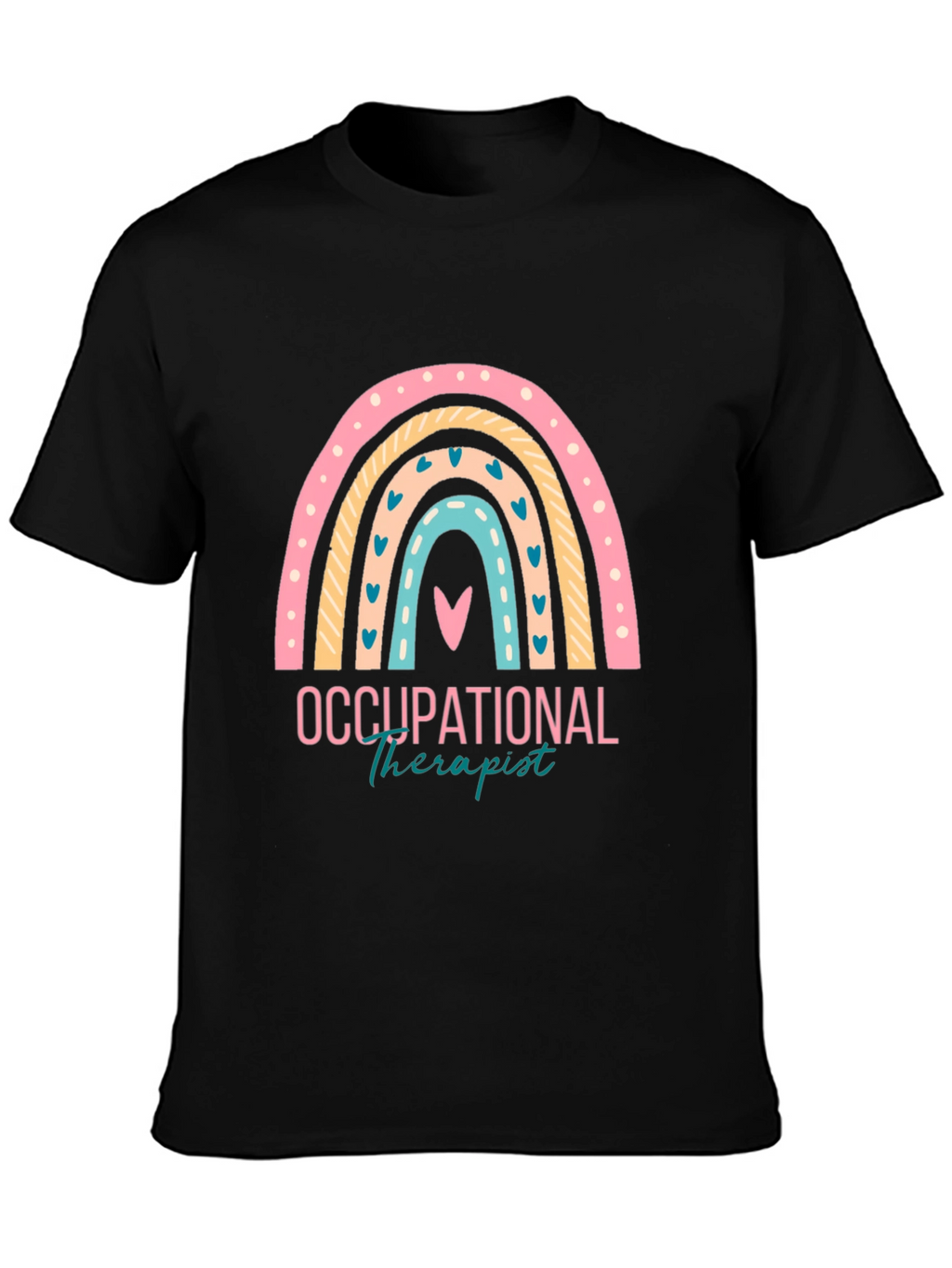 Occupational Therapist Rainbow Graphic T-Shirt