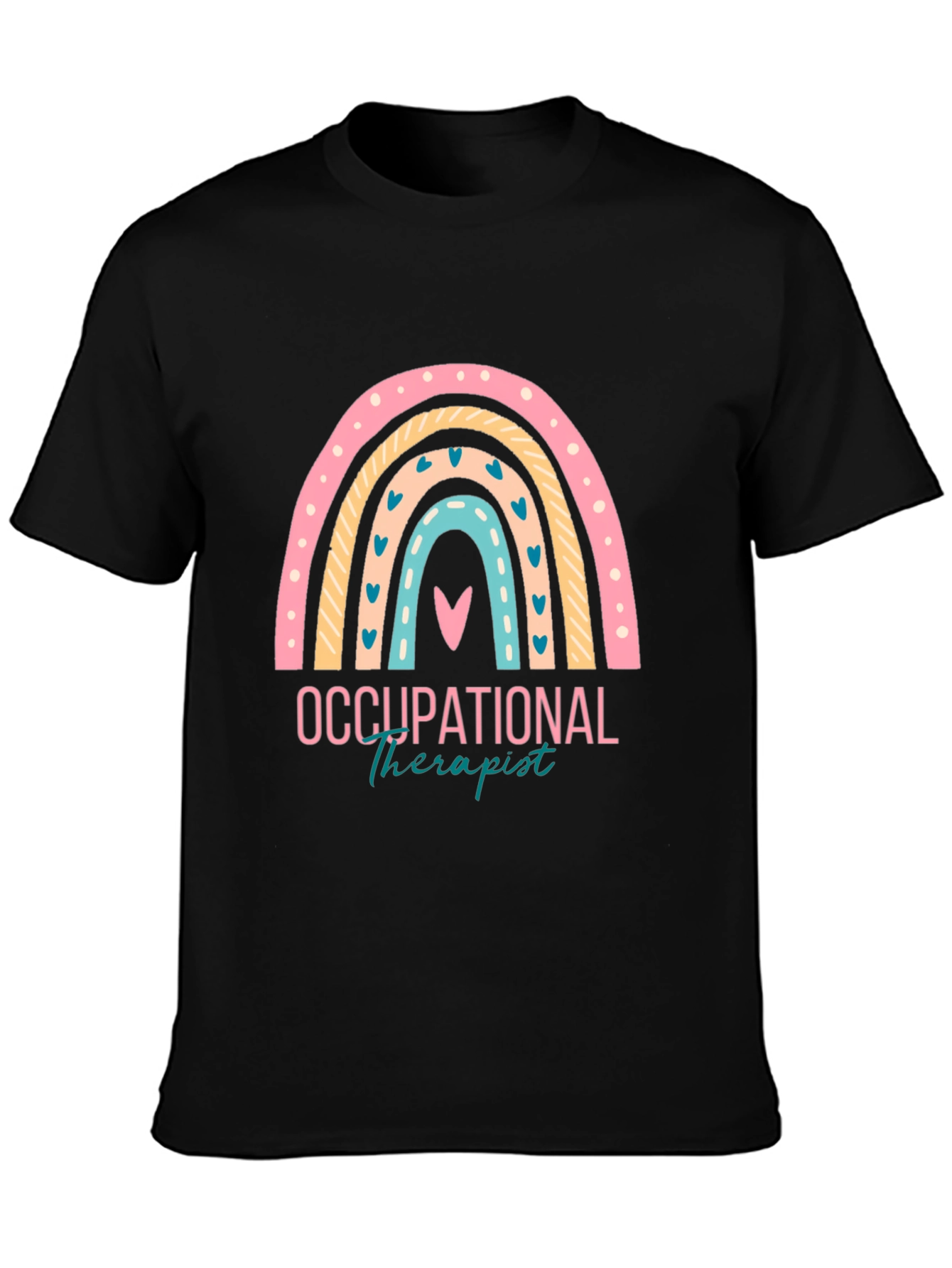 Occupational Therapist Rainbow Graphic T-Shirt