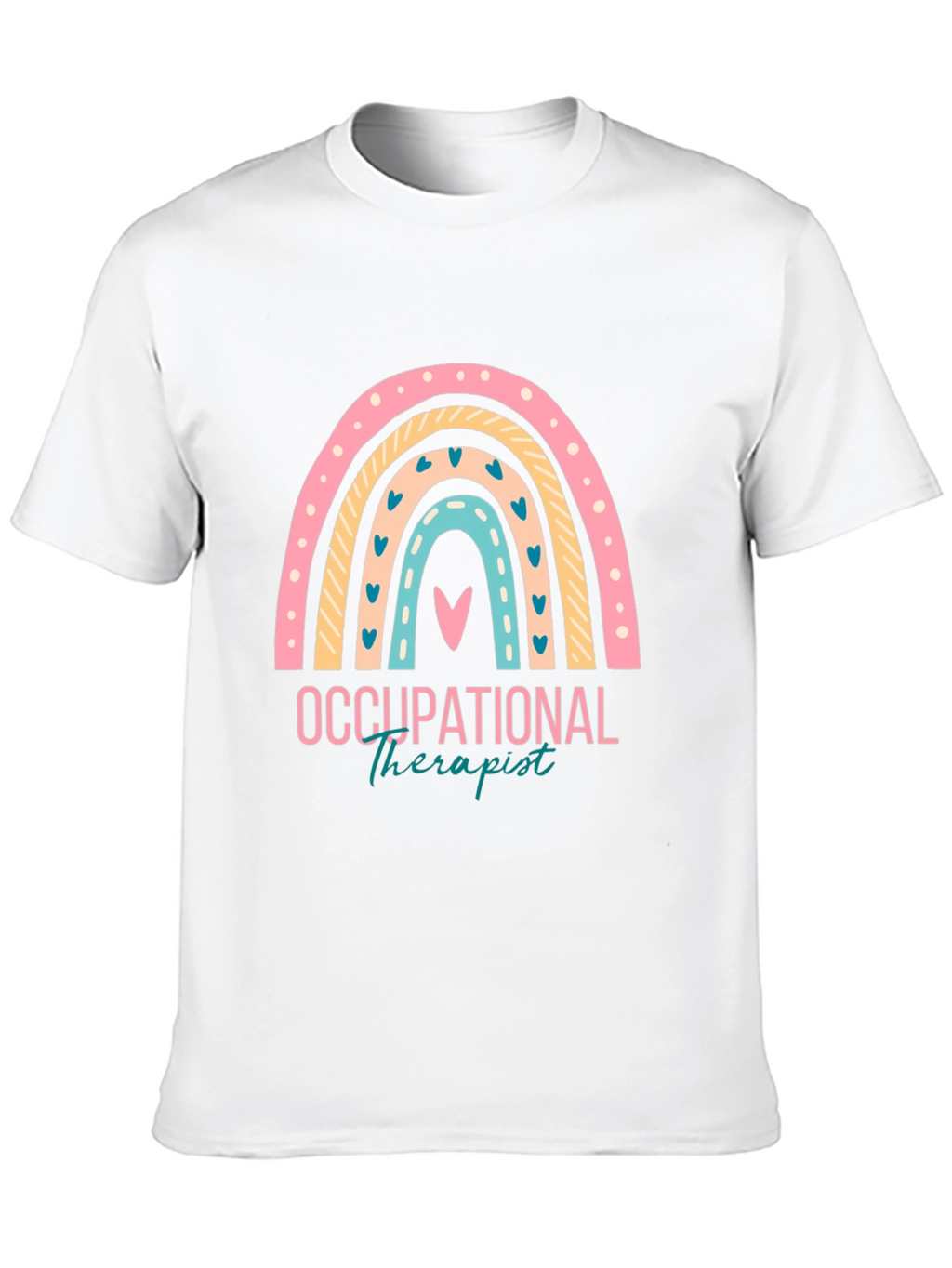 Occupational Therapist Rainbow Graphic T-Shirt