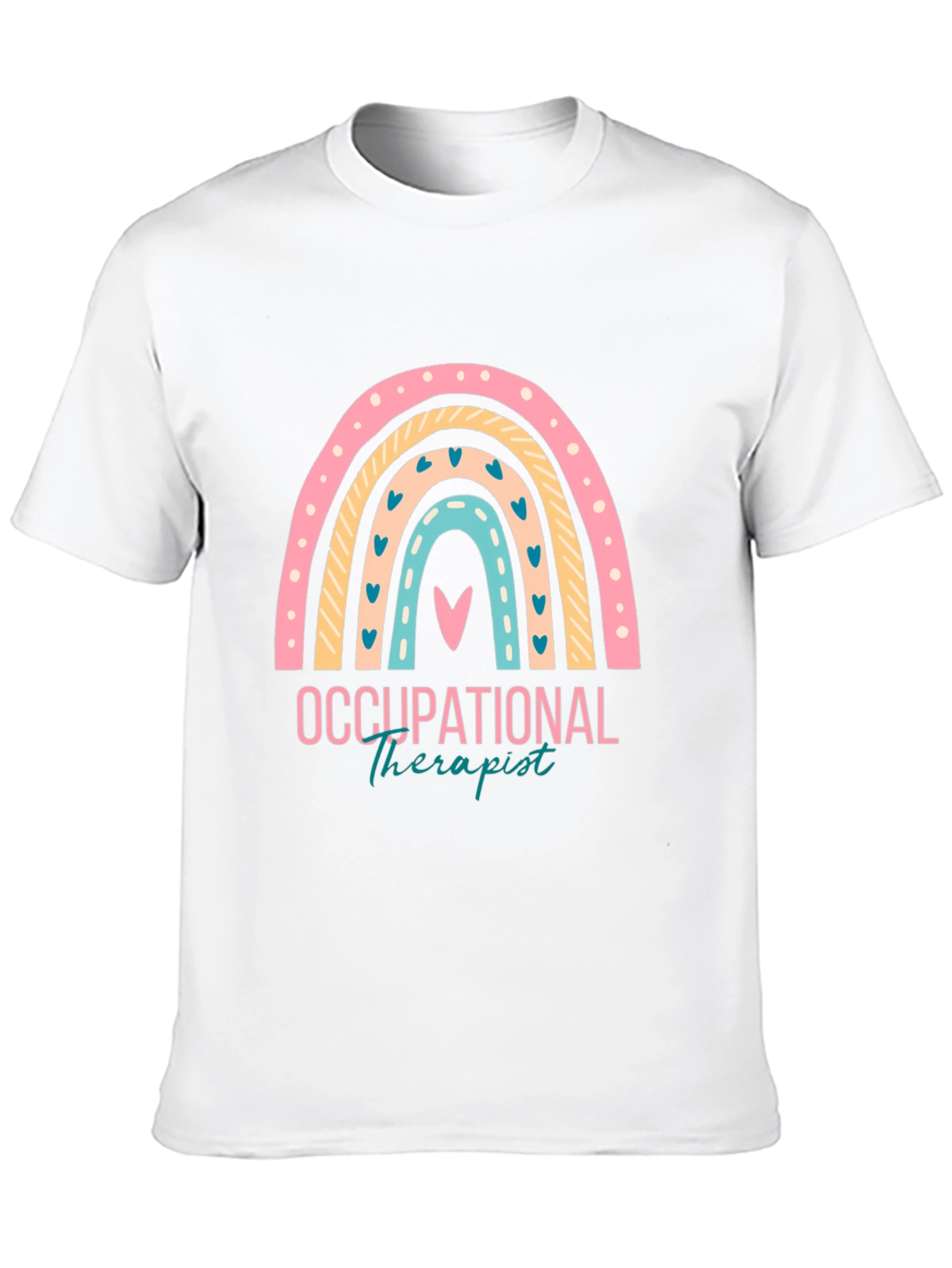 Occupational Therapist Rainbow Graphic T-Shirt