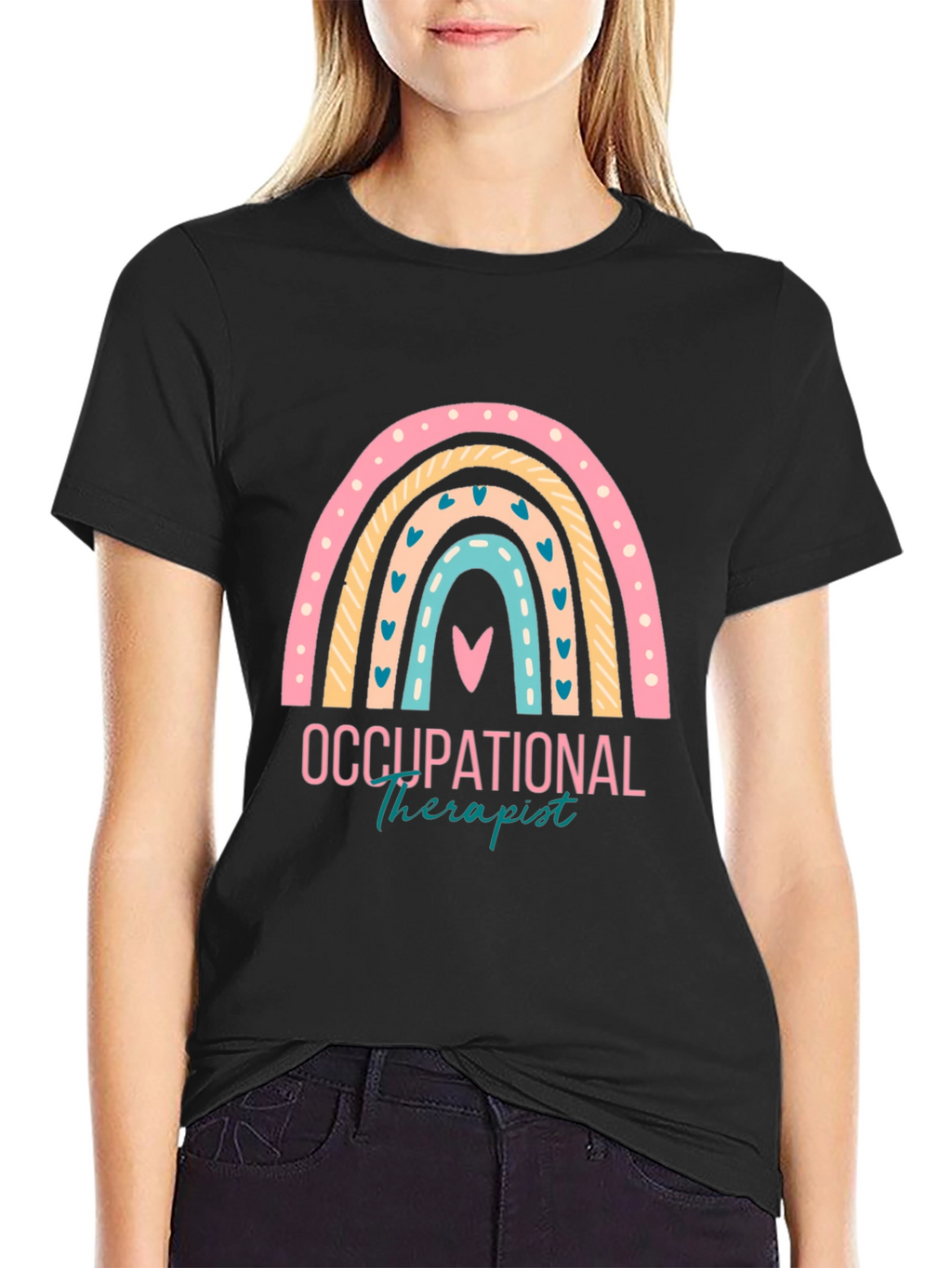 Occupational Therapist Rainbow Graphic T-Shirt