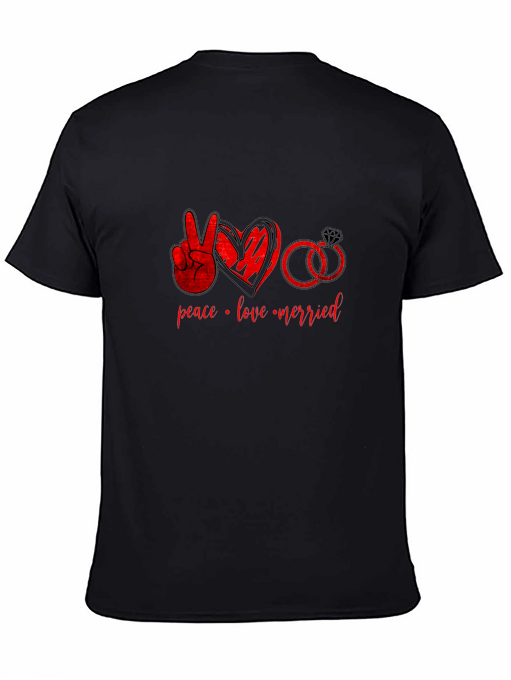 Peace Love Married T-Shirt