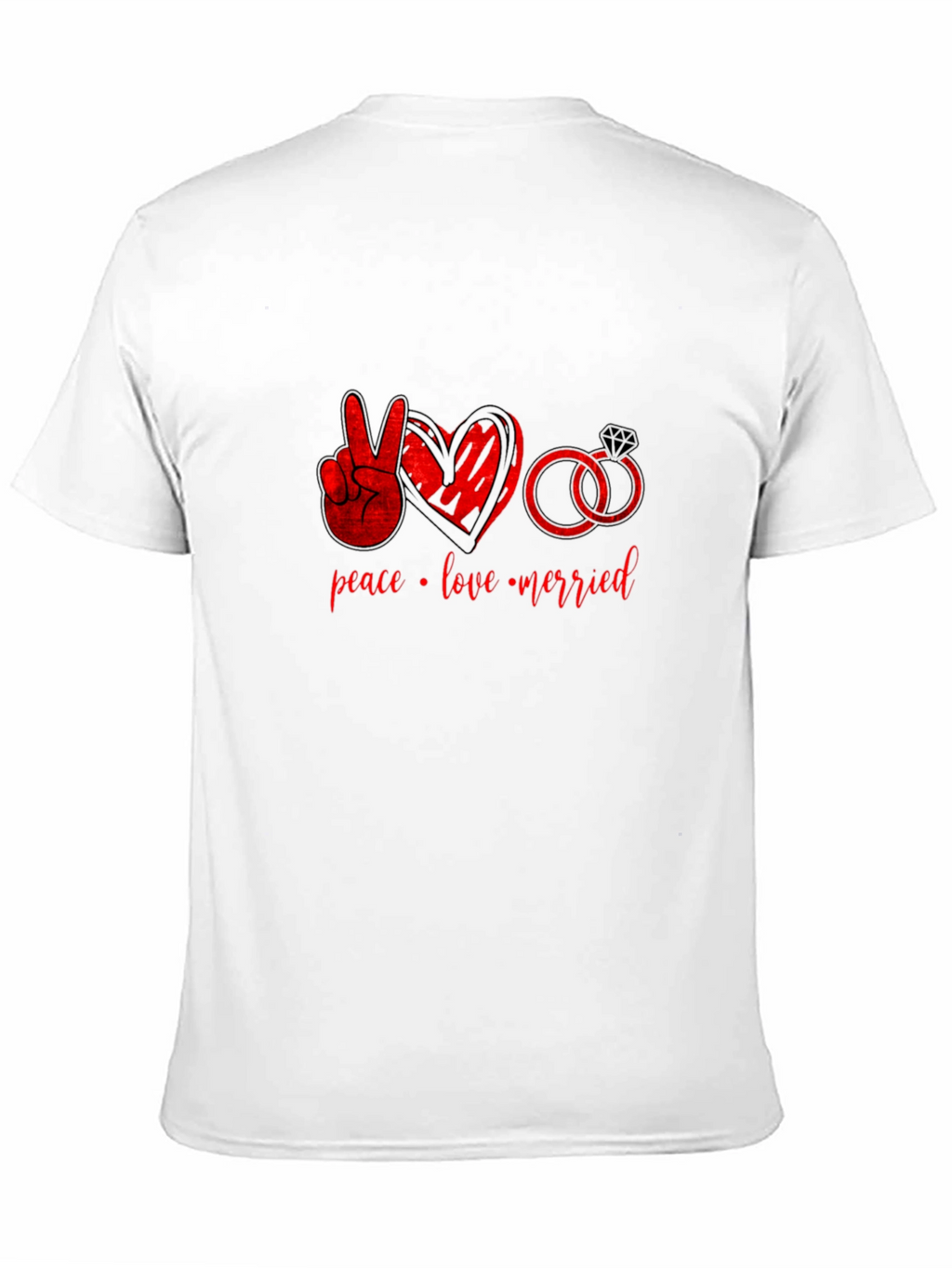 Peace Love Married T-Shirt
