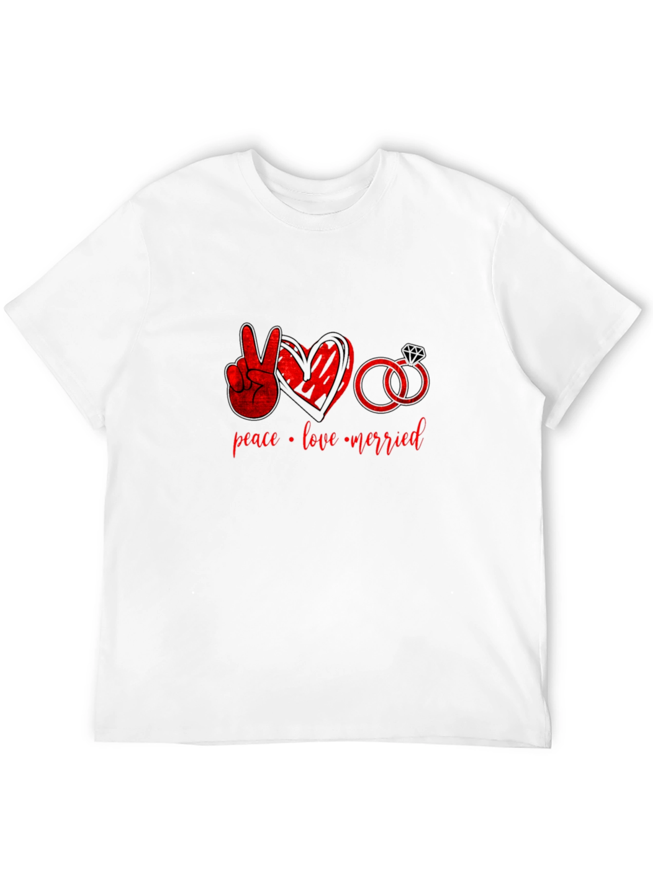 Peace Love Married T-Shirt