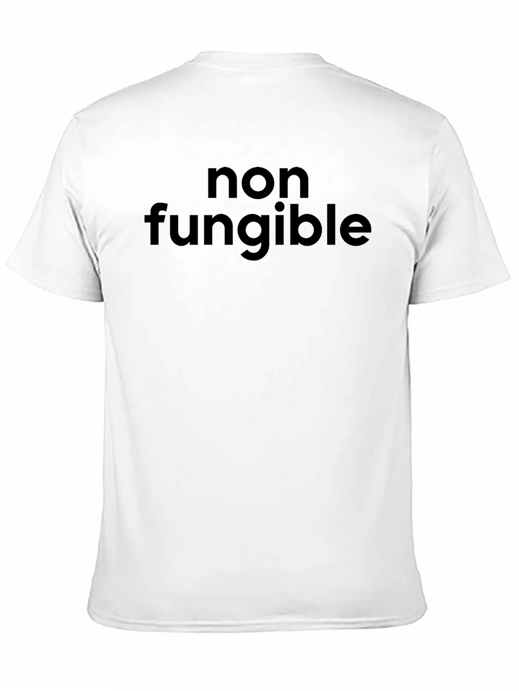 Non-Fungible Black T-Shirt - Modern Crypto Style