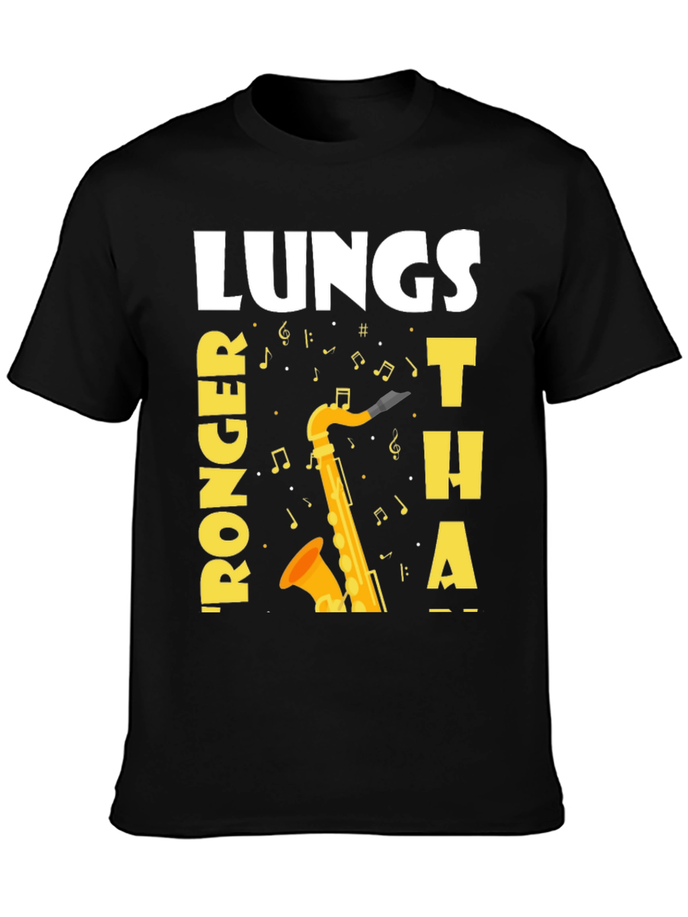 Saxophone Player Funny Lungs T-Shirt