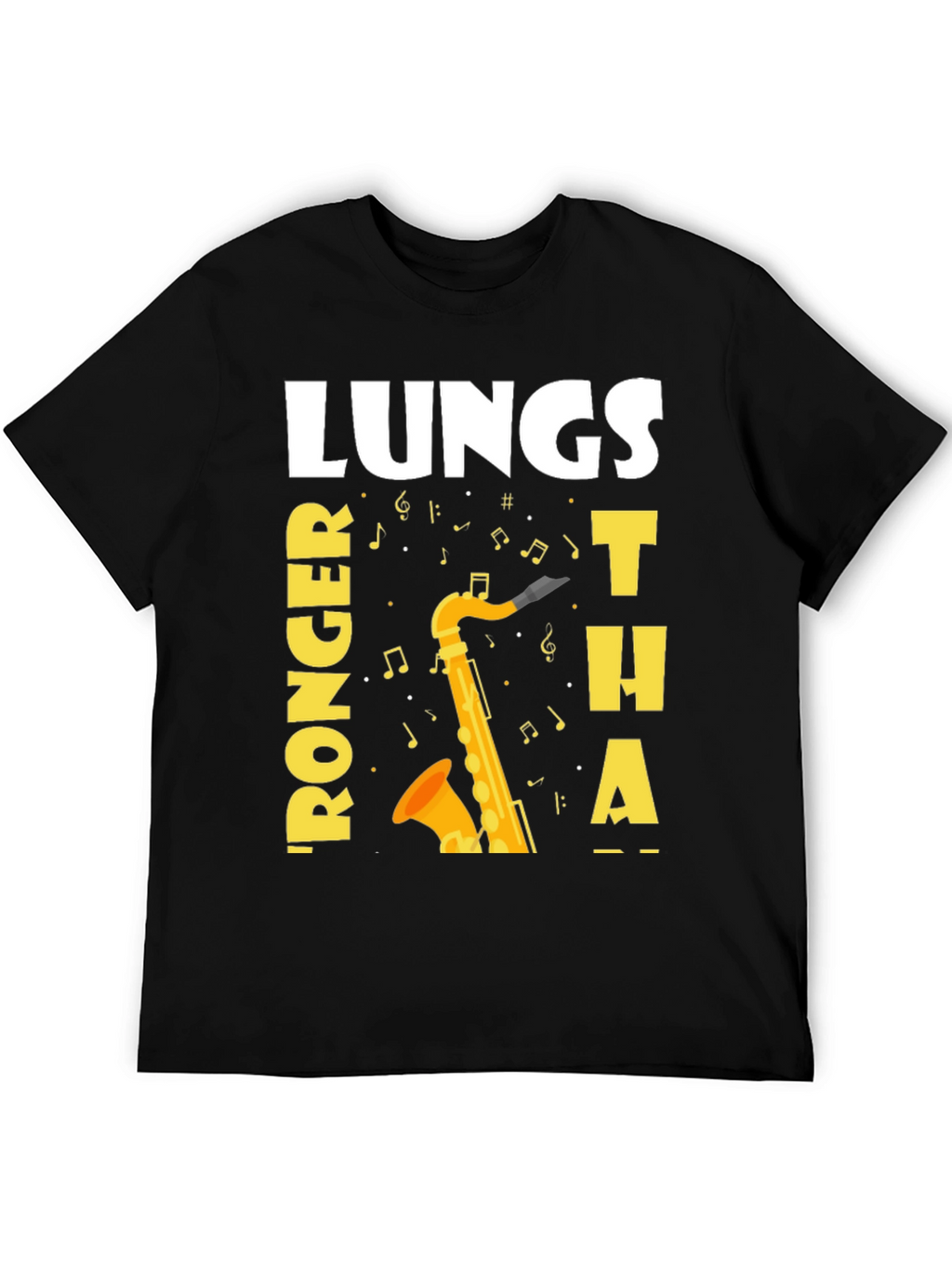 Saxophone Player Funny Lungs T-Shirt
