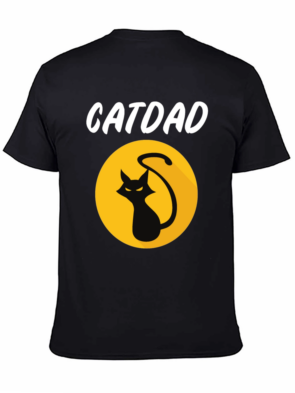Catdad Graphic Tee - Black T-Shirt