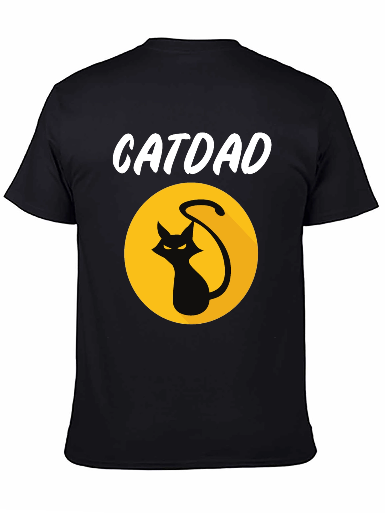 Catdad Graphic Tee - Black T-Shirt