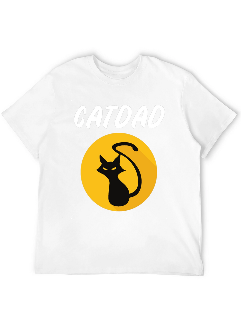 Catdad Graphic Tee - Black T-Shirt