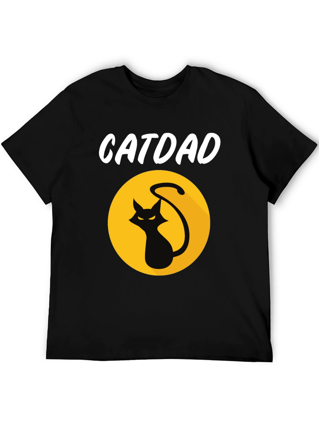 Catdad Graphic Tee - Black T-Shirt
