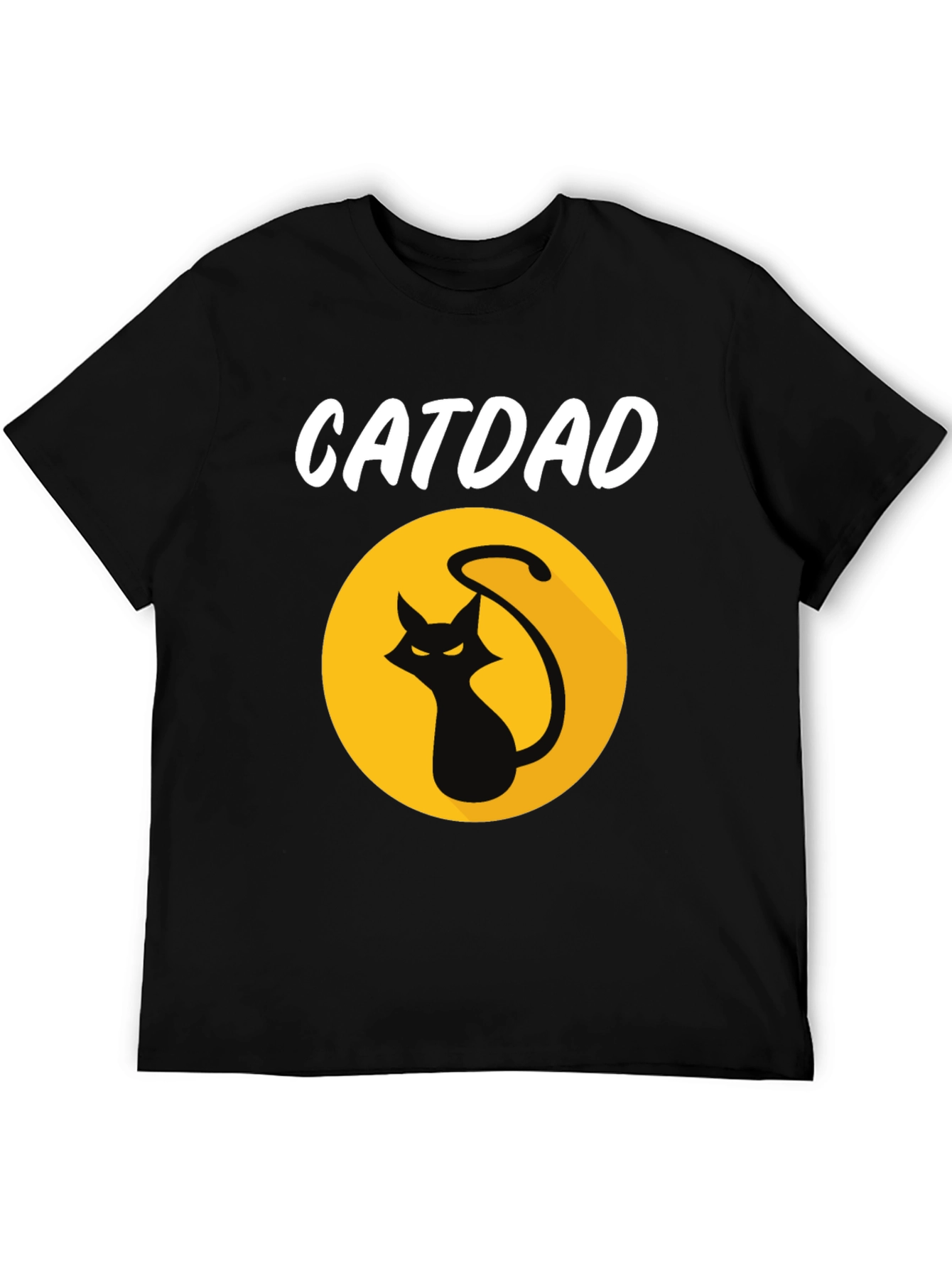Catdad Graphic Tee - Black T-Shirt