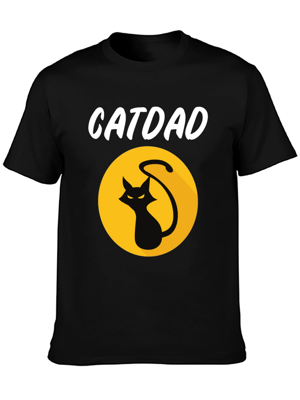 Catdad Graphic Tee - Black T-Shirt