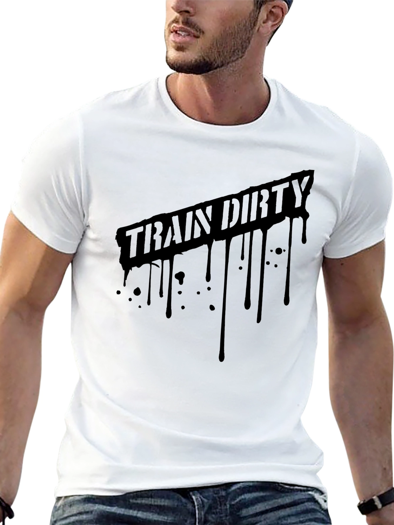 Train Dirty Black T-Shirt