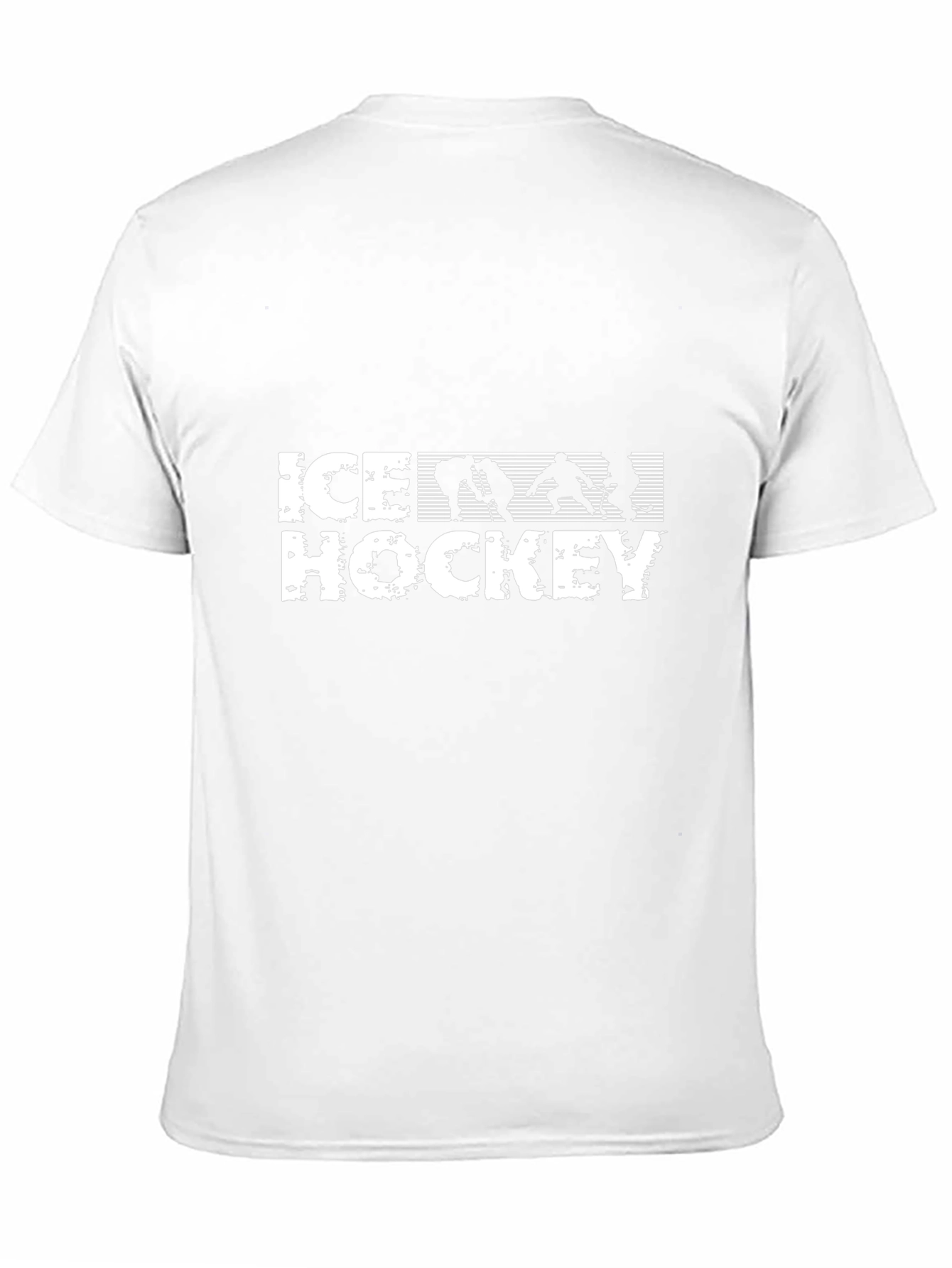 Ice Hockey Graphic T-Shirt - Black