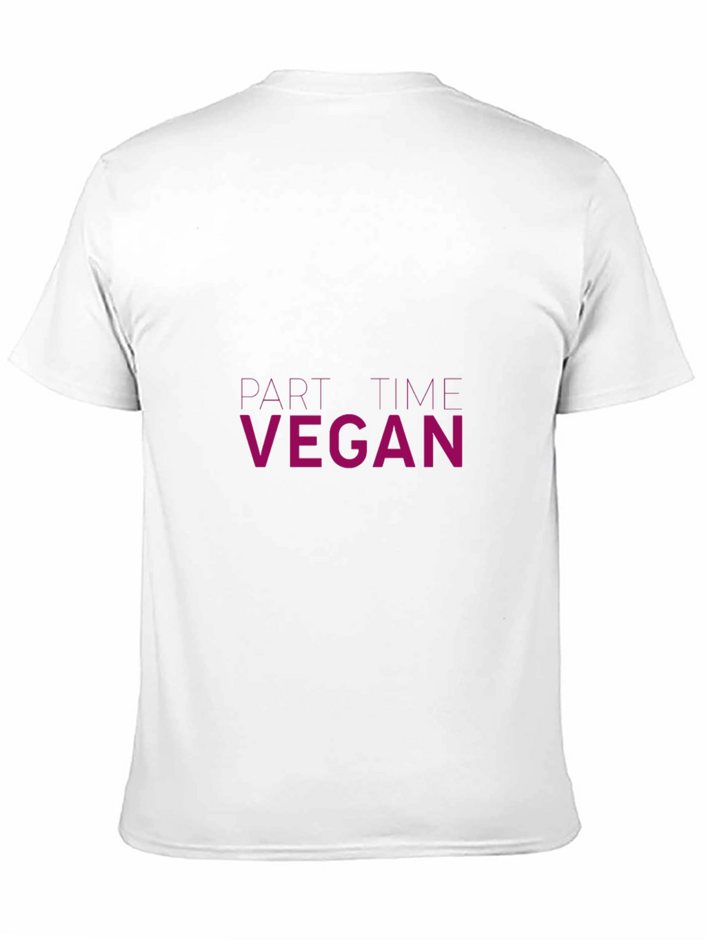 Part-Time Vegan Graphic Tee - Black Unisex T-Shirt