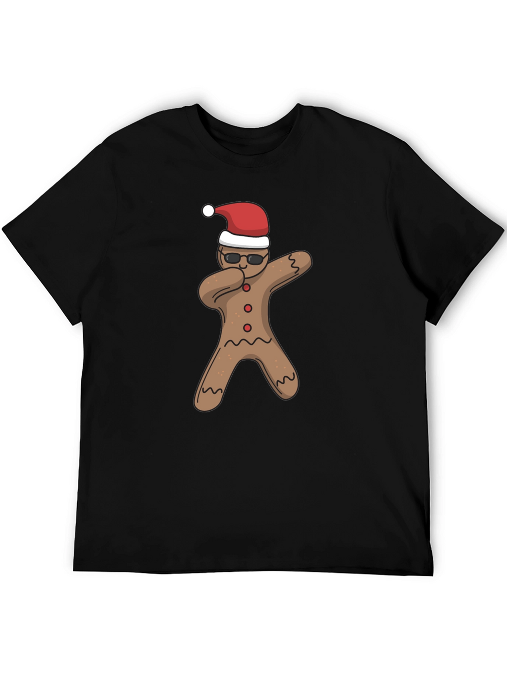 Dabbing Gingerbread Man Christmas T-Shirt