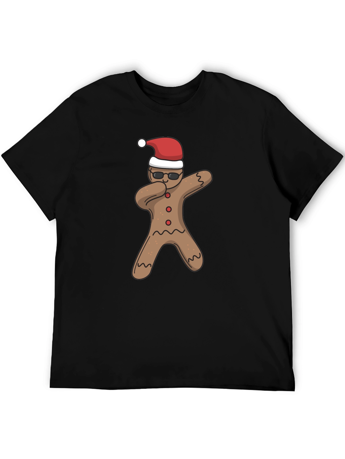 Dabbing Gingerbread Man Christmas T-Shirt