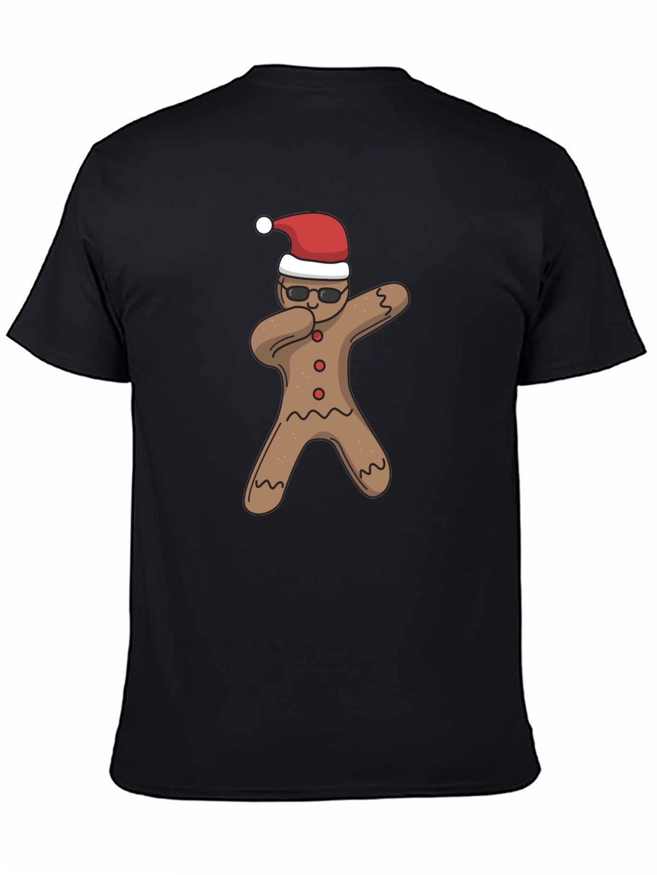 Dabbing Gingerbread Man Christmas T-Shirt