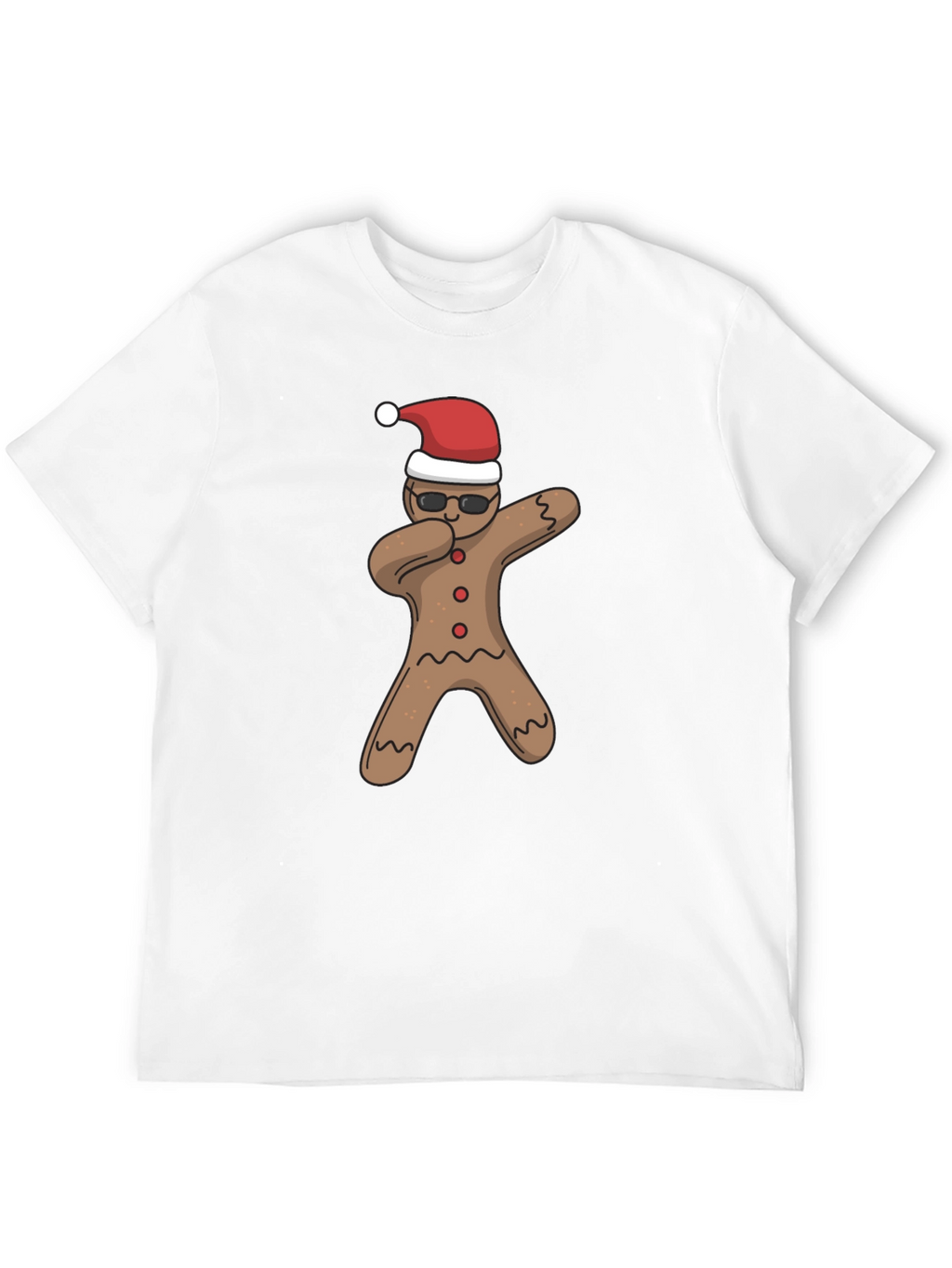 Dabbing Gingerbread Man Christmas T-Shirt