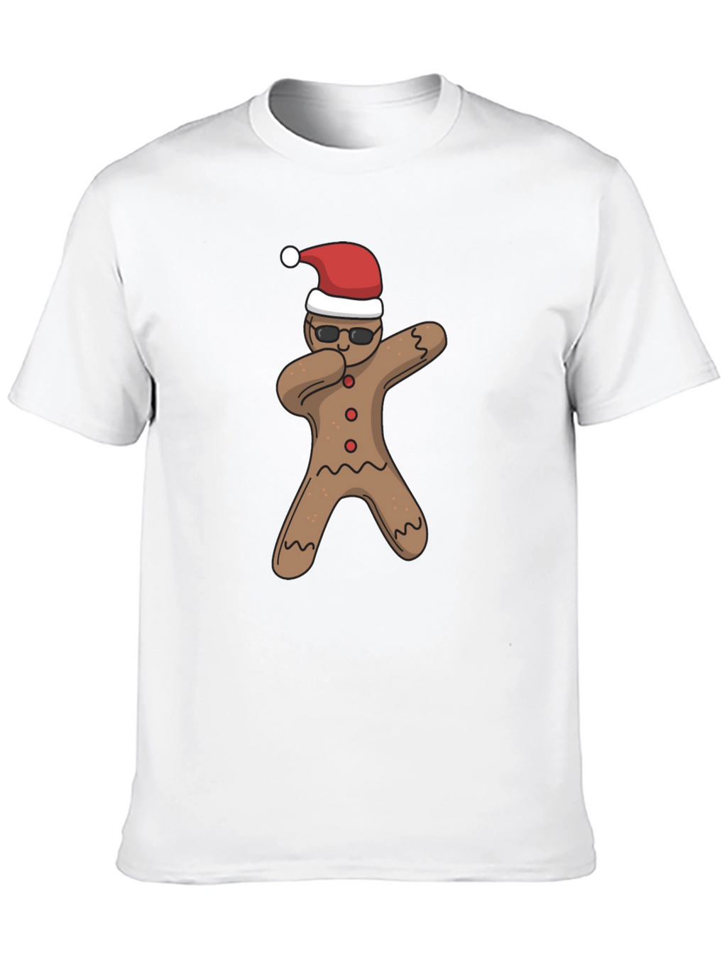 Dabbing Gingerbread Man Christmas T-Shirt