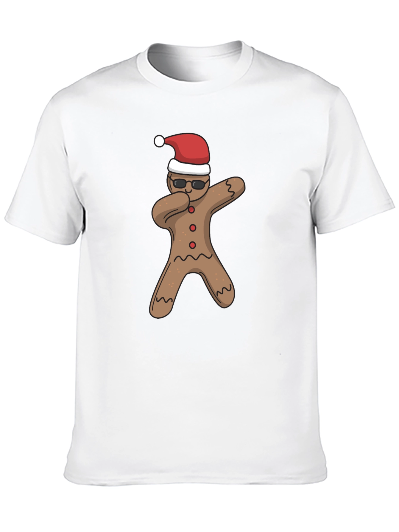 Dabbing Gingerbread Man Christmas T-Shirt
