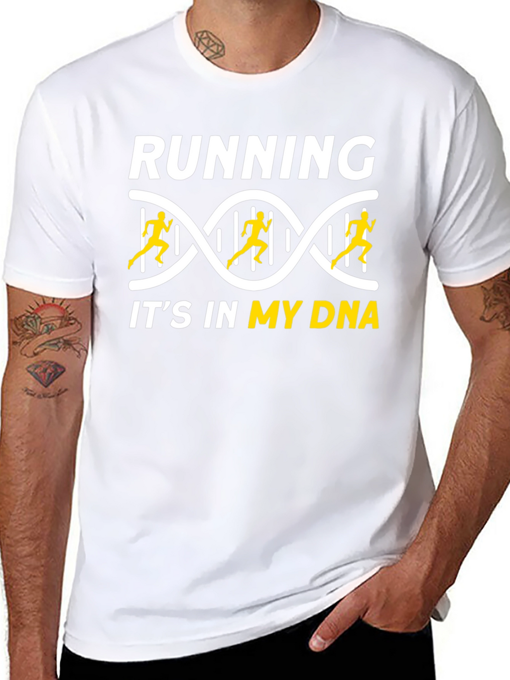 Running DNA Graphic T-Shirt