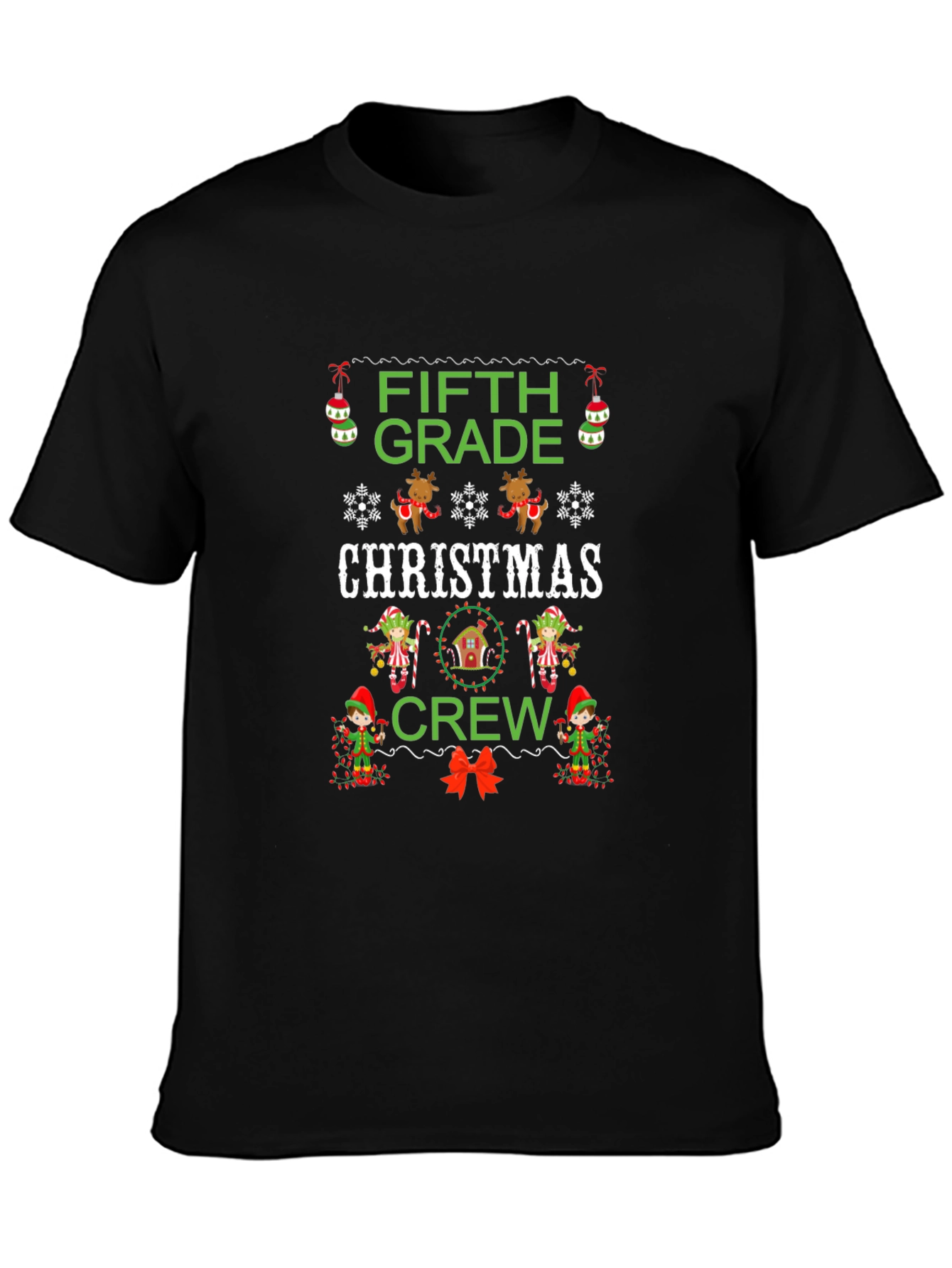 Fifth Grade Christmas Crew T-Shirt