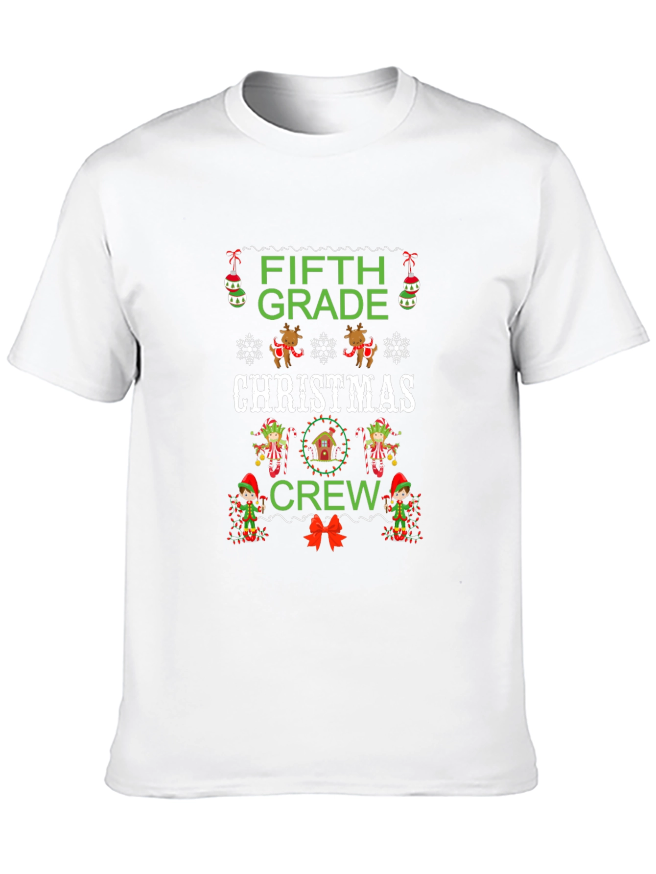 Fifth Grade Christmas Crew T-Shirt