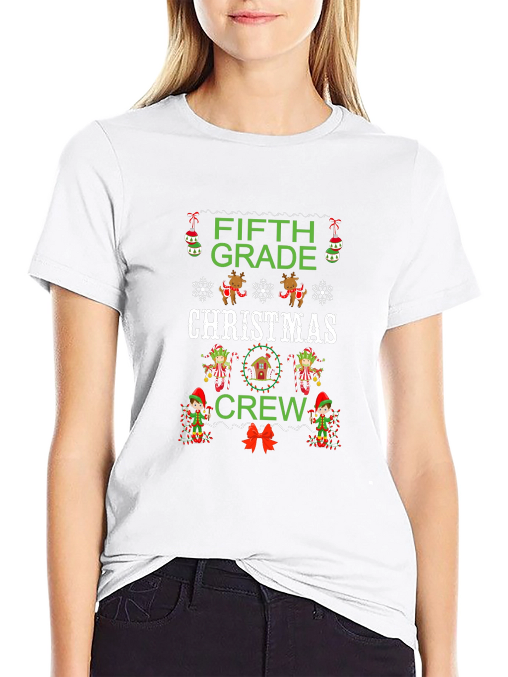 Fifth Grade Christmas Crew T-Shirt