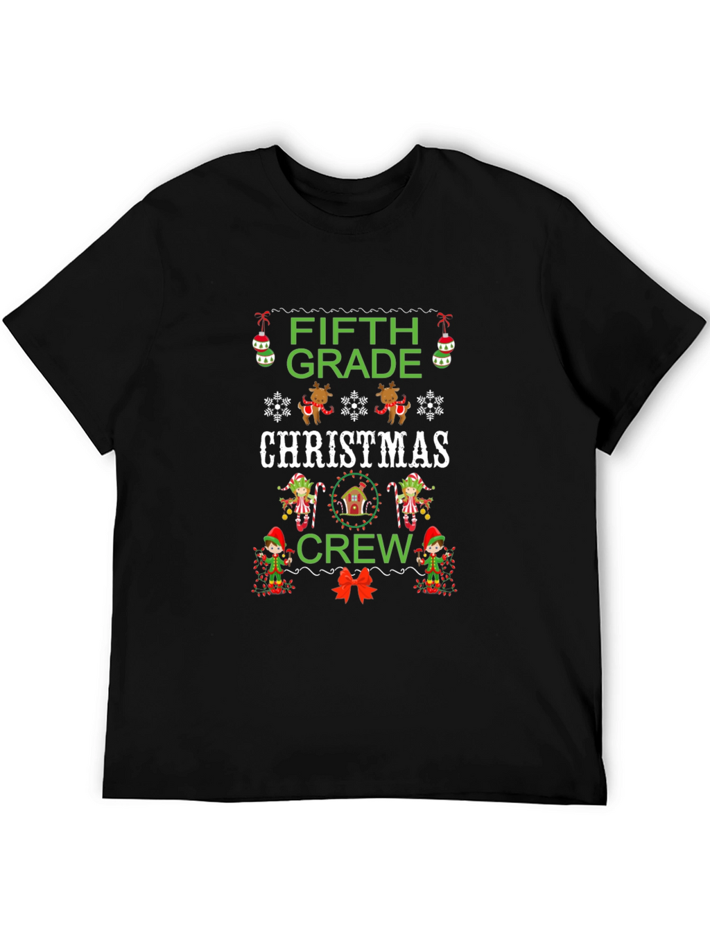 Fifth Grade Christmas Crew T-Shirt
