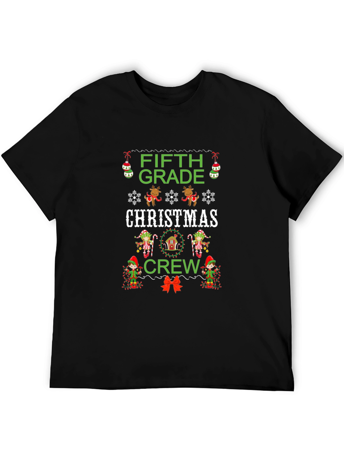 Fifth Grade Christmas Crew T-Shirt