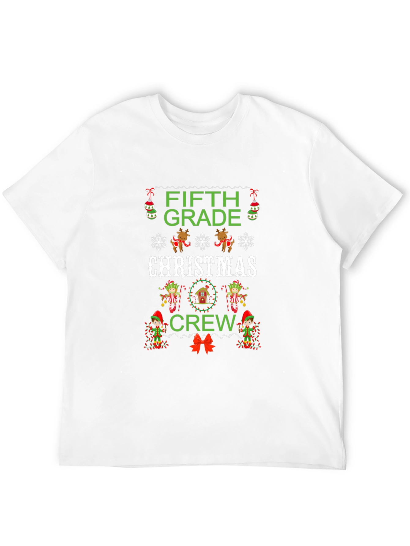Fifth Grade Christmas Crew T-Shirt