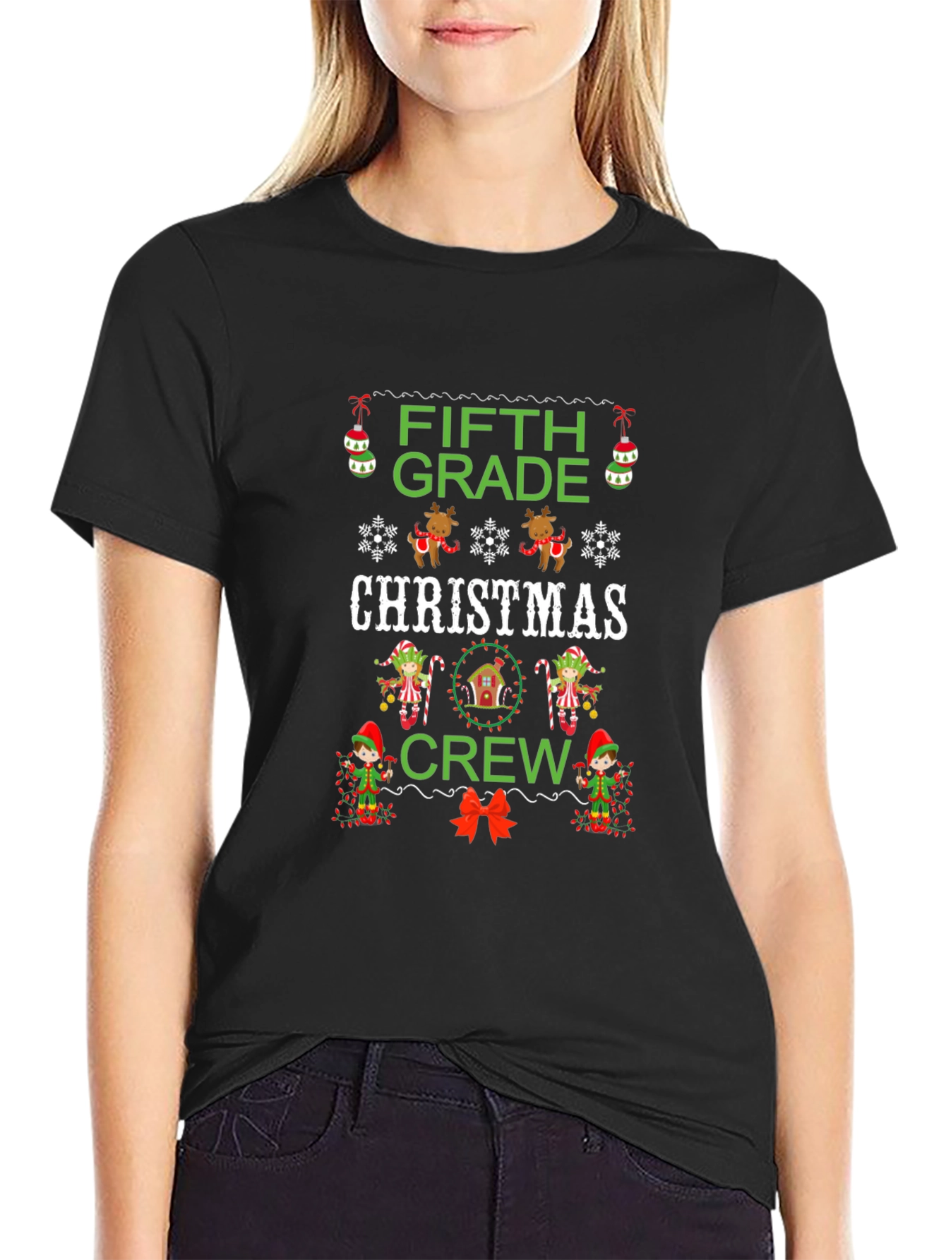 Fifth Grade Christmas Crew T-Shirt