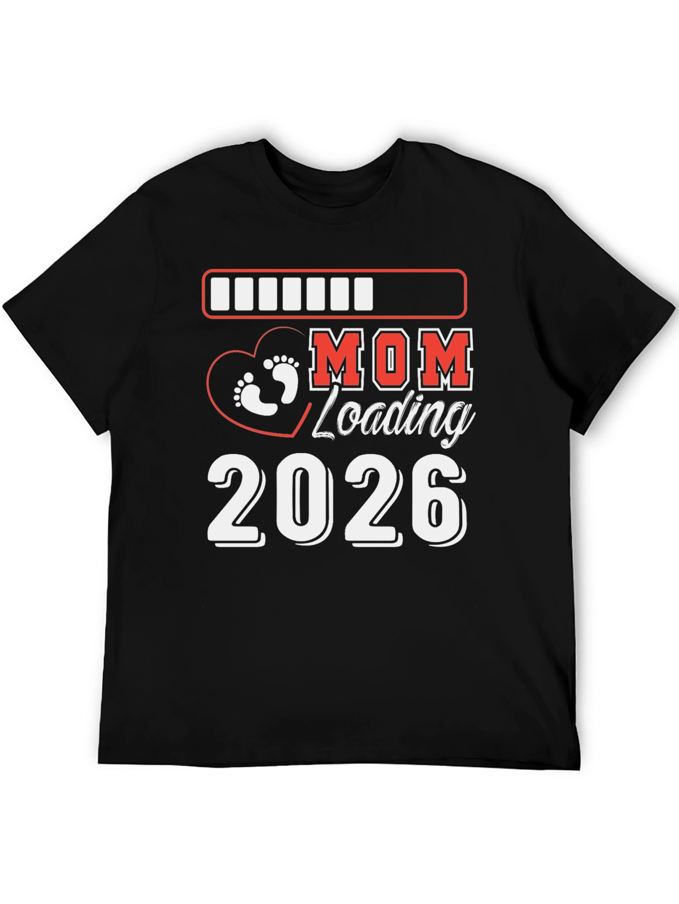 Mom Loading 2026 Pregnancy Announcement Shirt