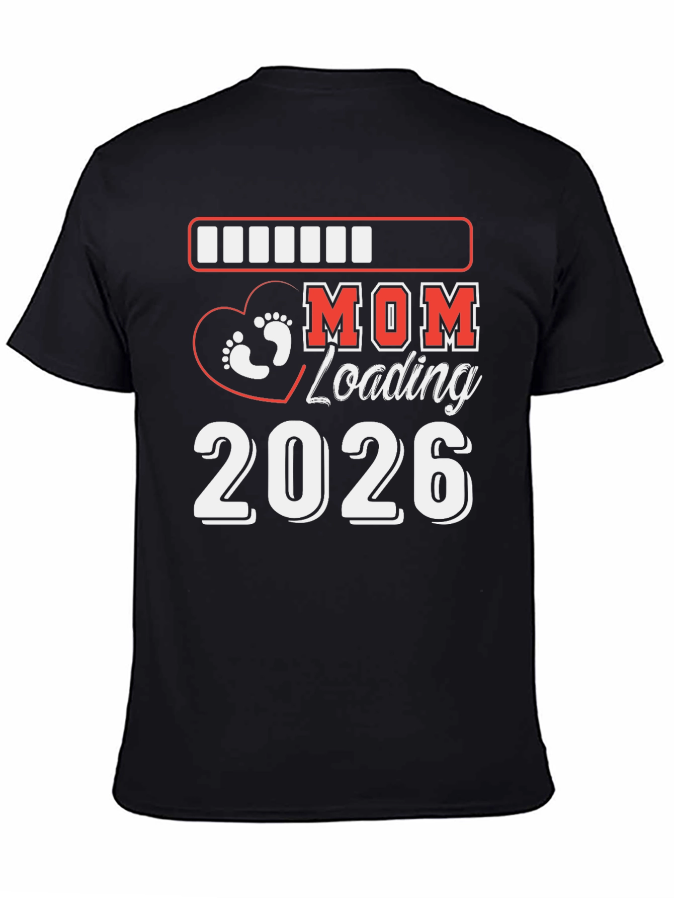 Mom Loading 2026 Pregnancy Announcement Shirt