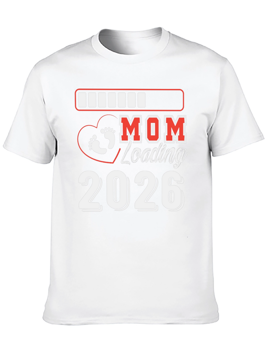 Mom Loading 2026 Pregnancy Announcement Shirt