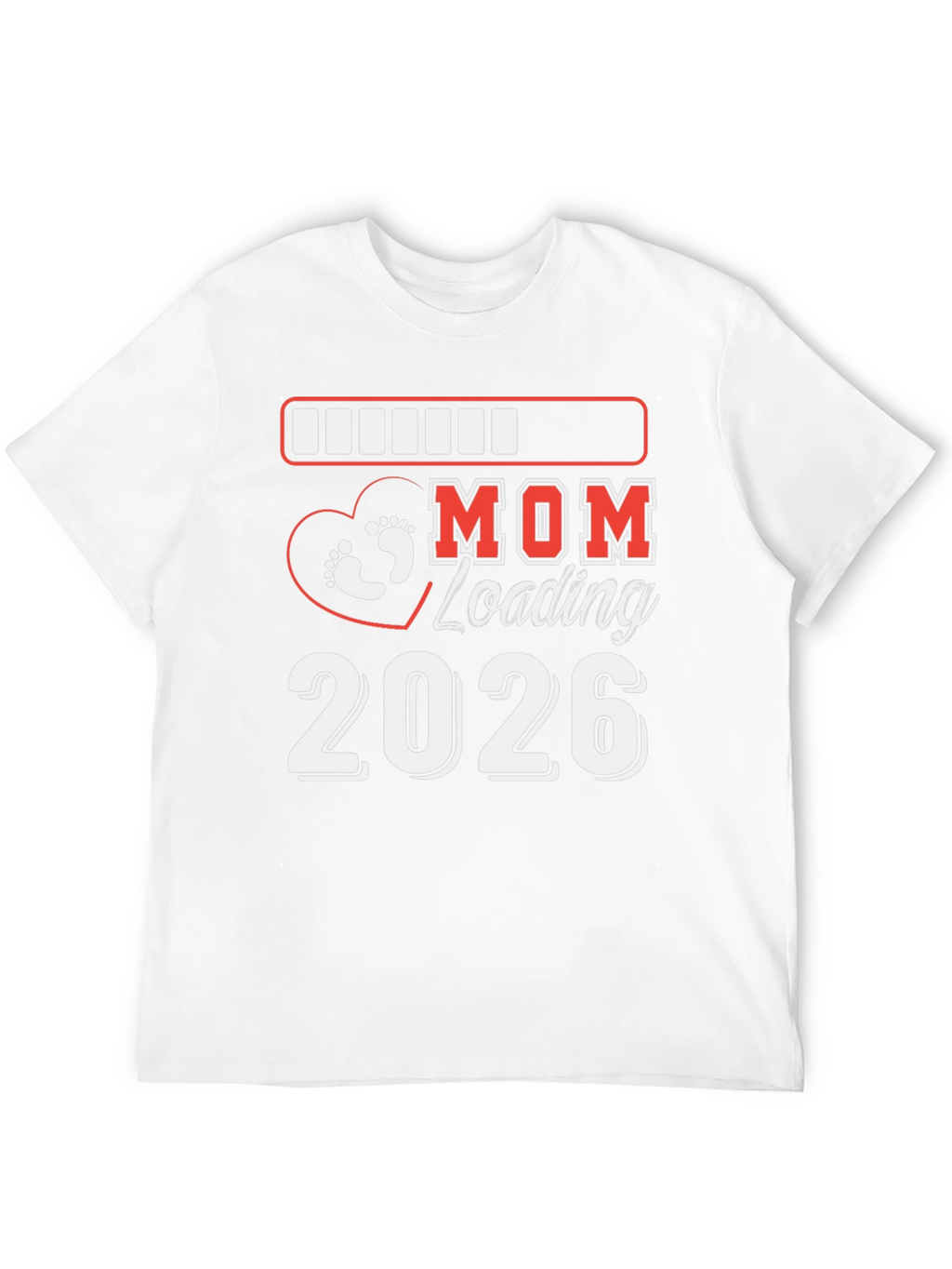 Mom Loading 2026 Pregnancy Announcement Shirt